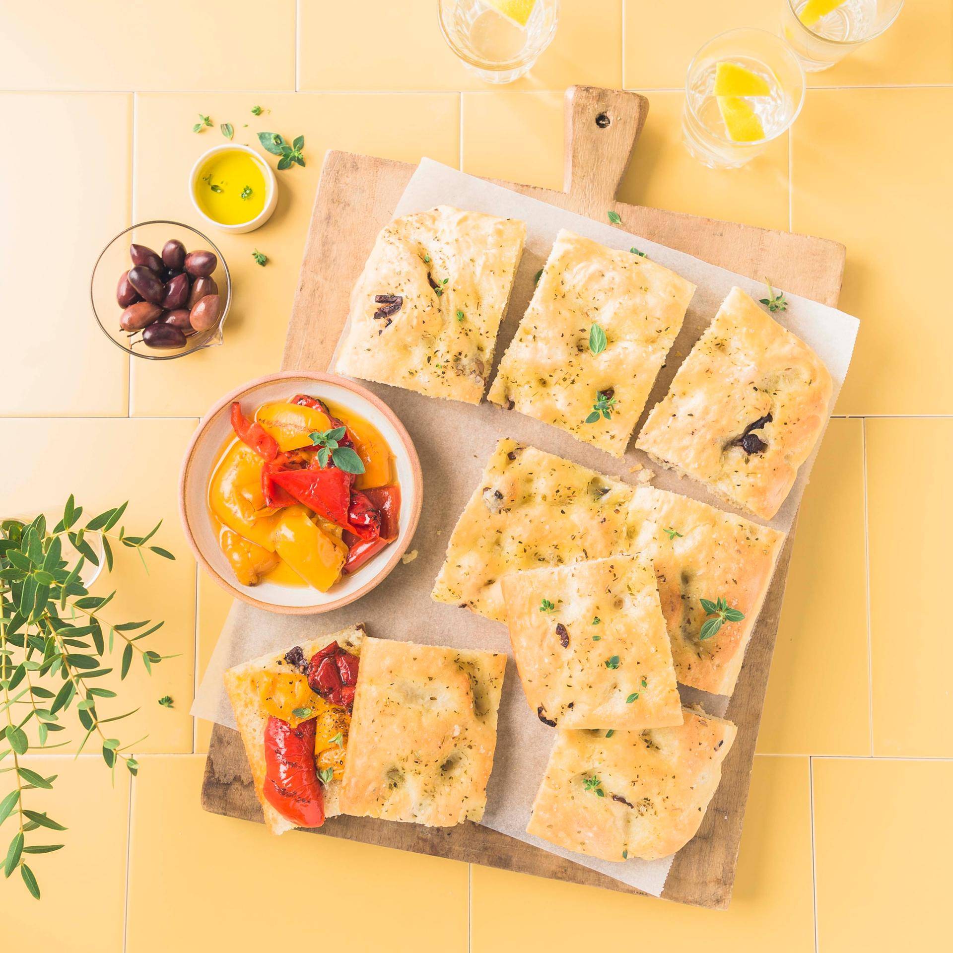 Focaccia Casera - Receta Companion | Moulinex