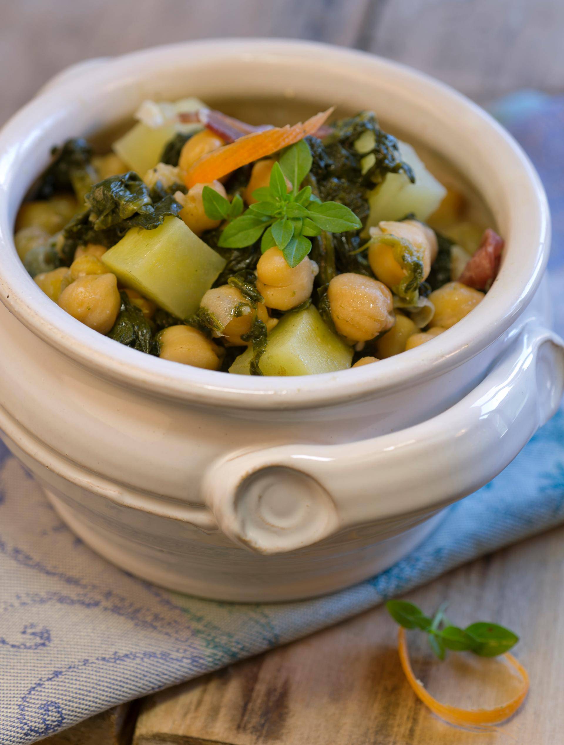 Garbanzos con espinacas - Receta Companion | Moulinex