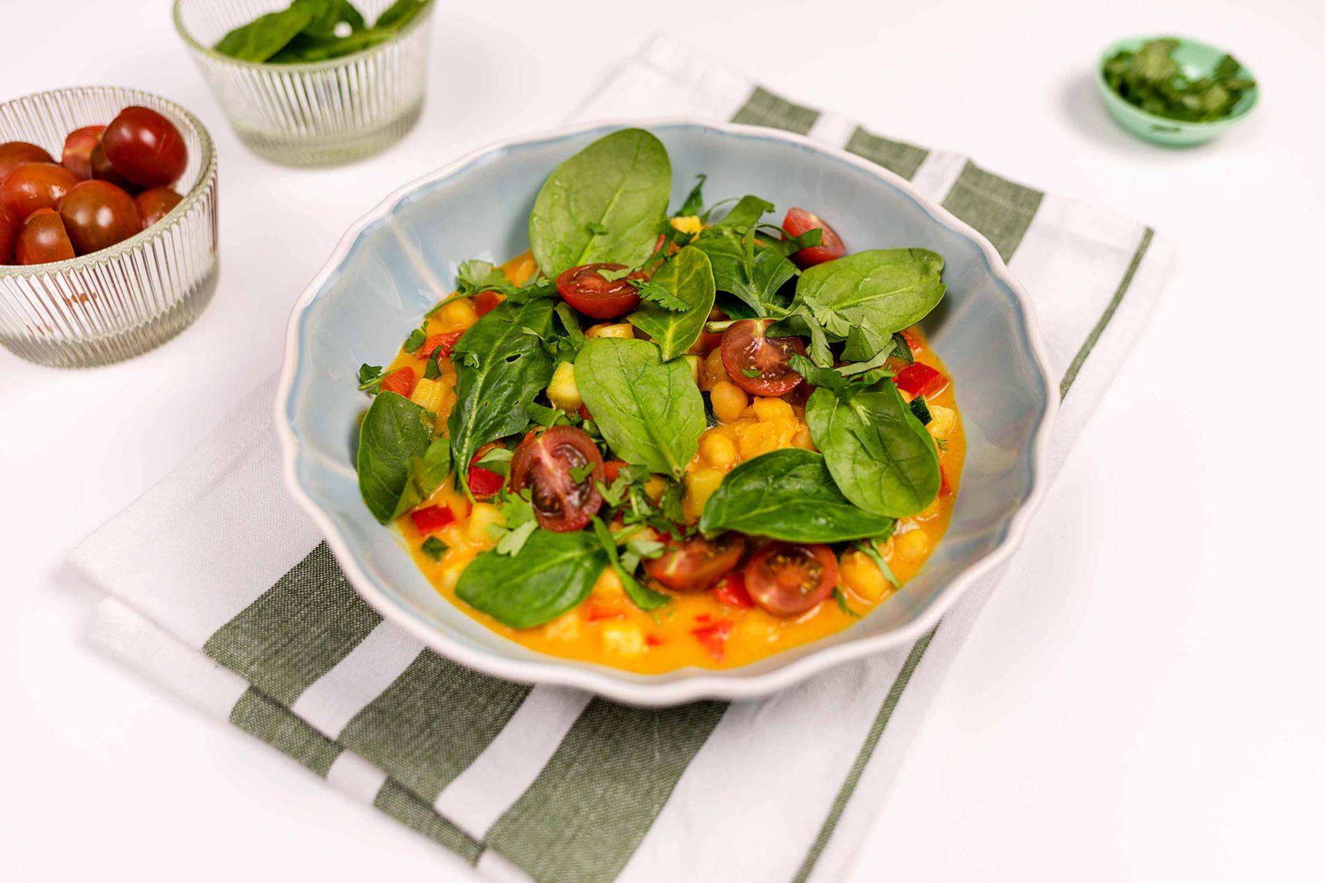 Curry de garbanzos - Receta Click&Cook | Moulinex
