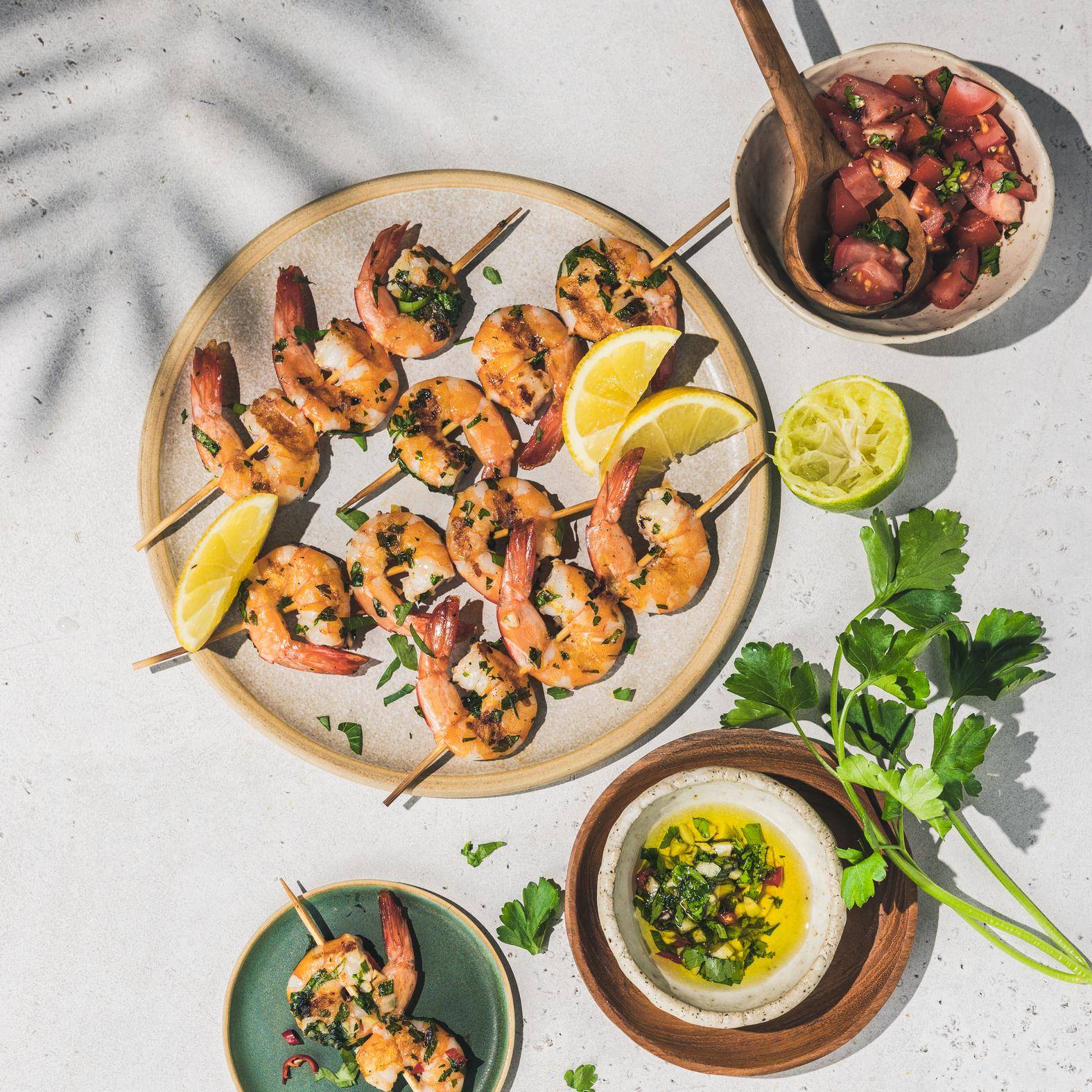 Gambas al estilo brasileño (Camarões grelhados) - Receta OptiGrill 4in1 XL | Moulinex