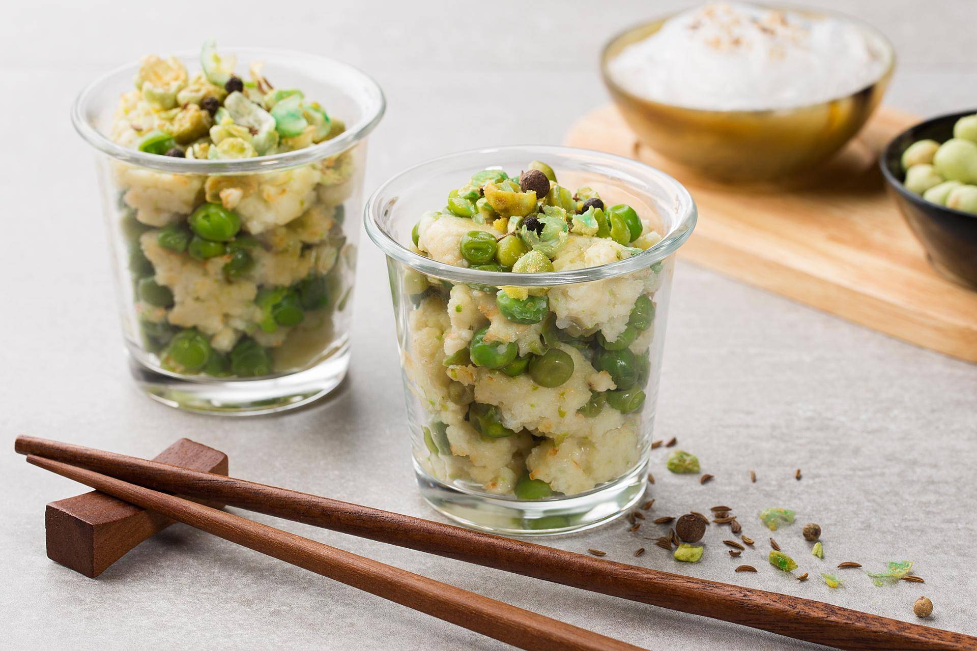 Cuencos de pescado con wasabi - Receta Easy fry Silence XL / Essential XL | Moulinex