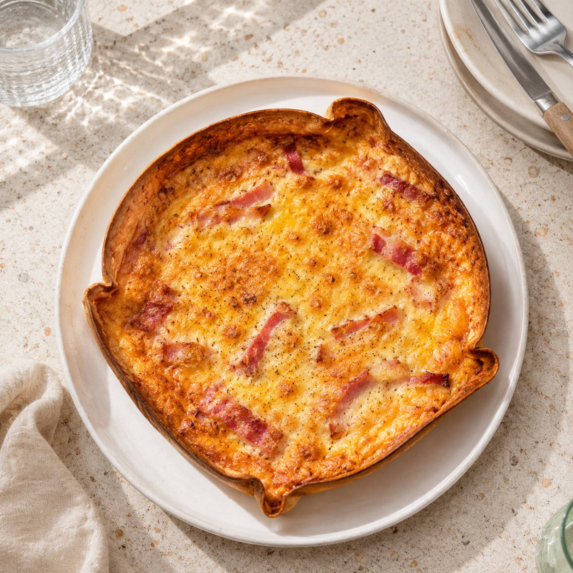Quesadilla de queso y huevo - Receta Crisp&Go 3P | Moulinex