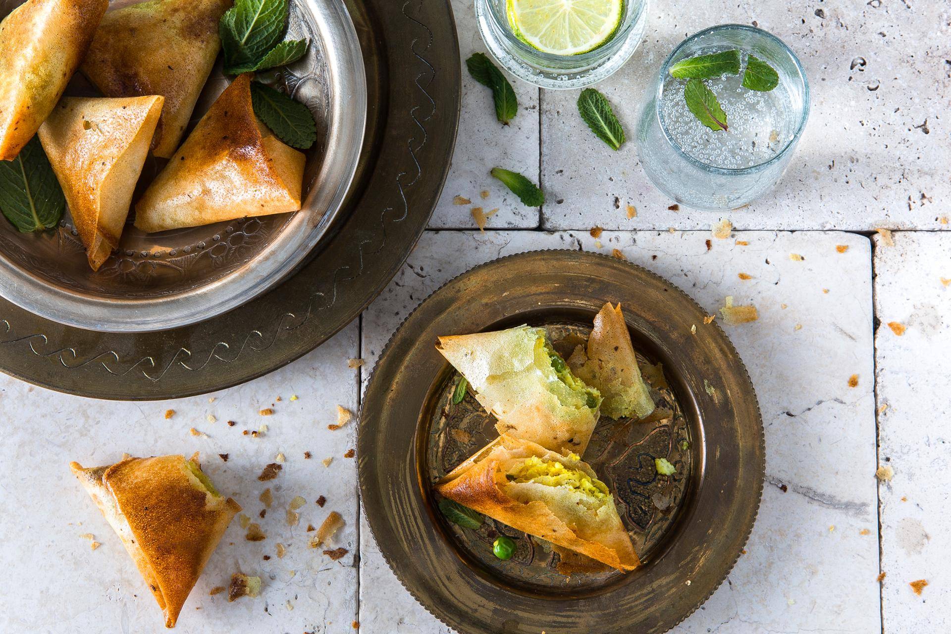 Samosas de verduras - Receta Easy Fry Mega | Moulinex
