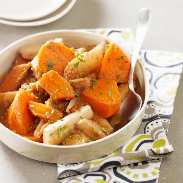 Mijoté de hortalizas de raíz - Receta Companion | Moulinex