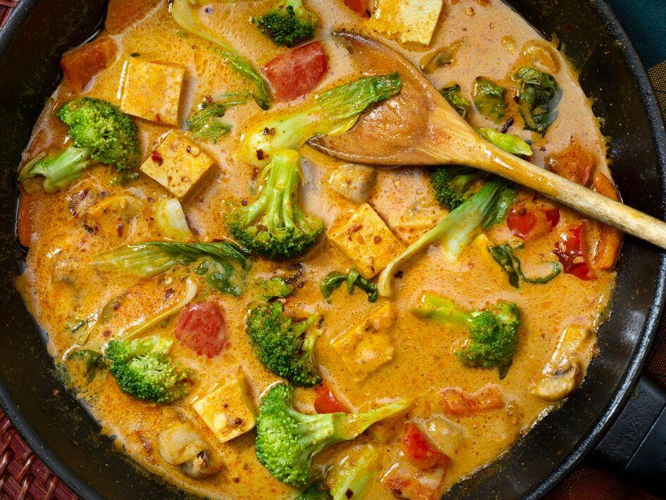 Curry rojo tailandés con verduras - Receta Perfectmix Cook | Moulinex
