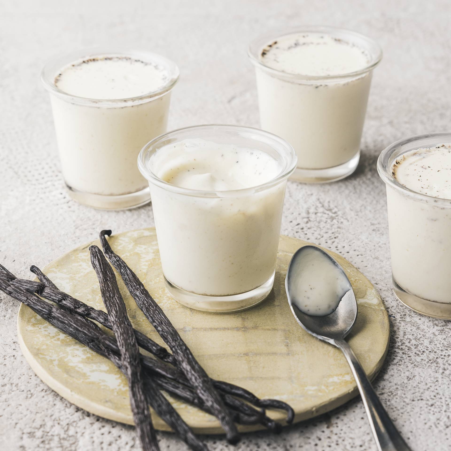 Yogur de vainilla - Receta Easy fry Silence XL / Essential XL | Moulinex