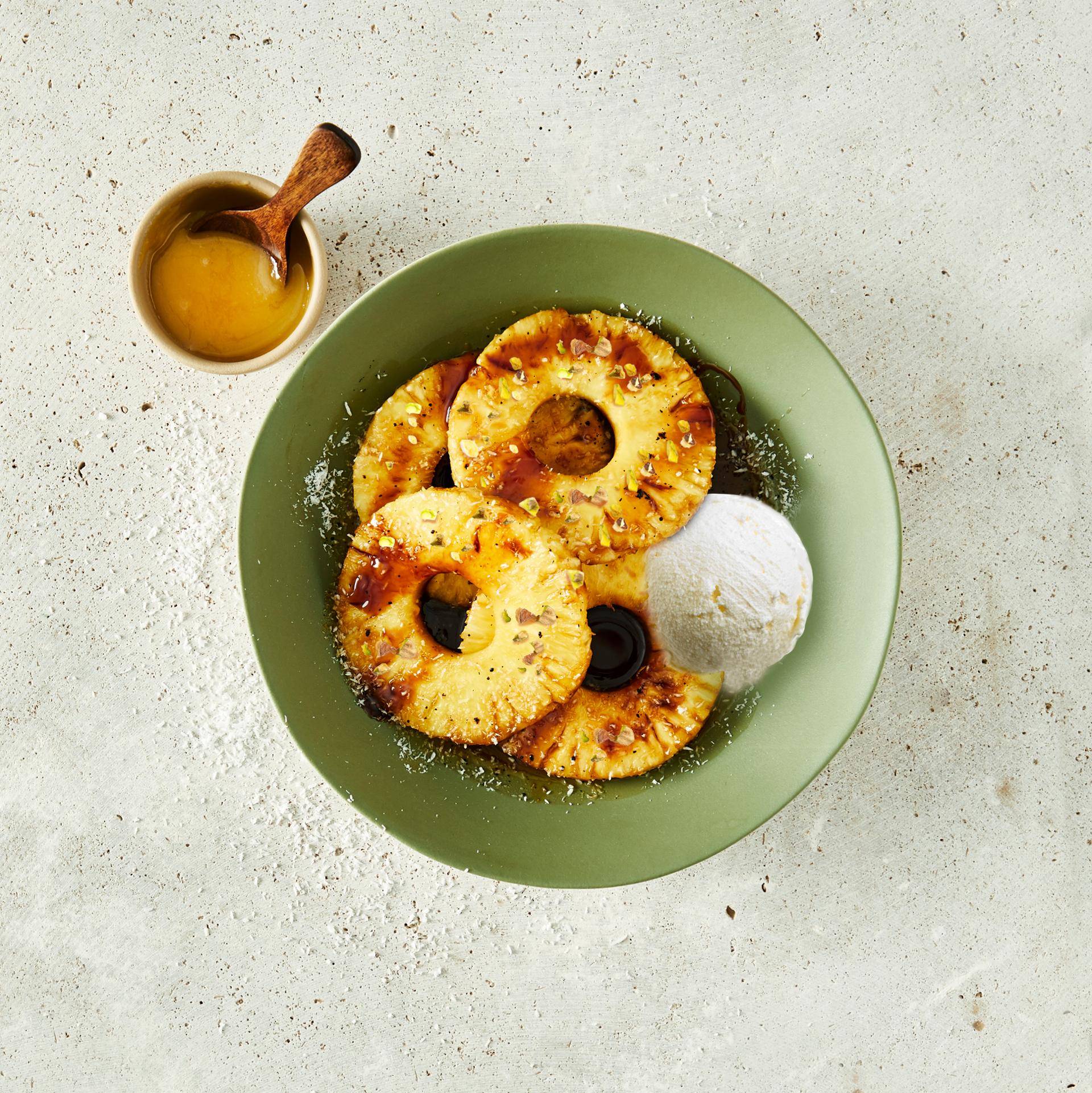 Piña caramelizada - Receta Easy Fry Compact | Moulinex