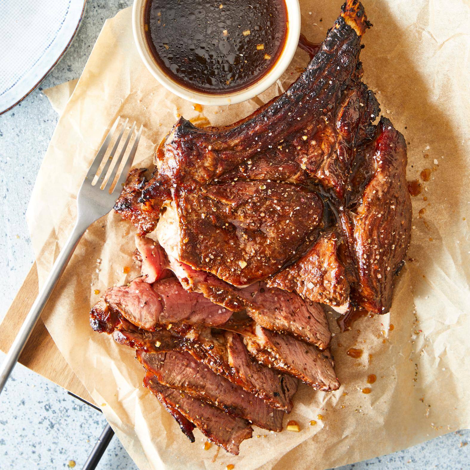 Ribs de ternera marinadas con whisky y miel - Receta Easy Fry Mega | Moulinex
