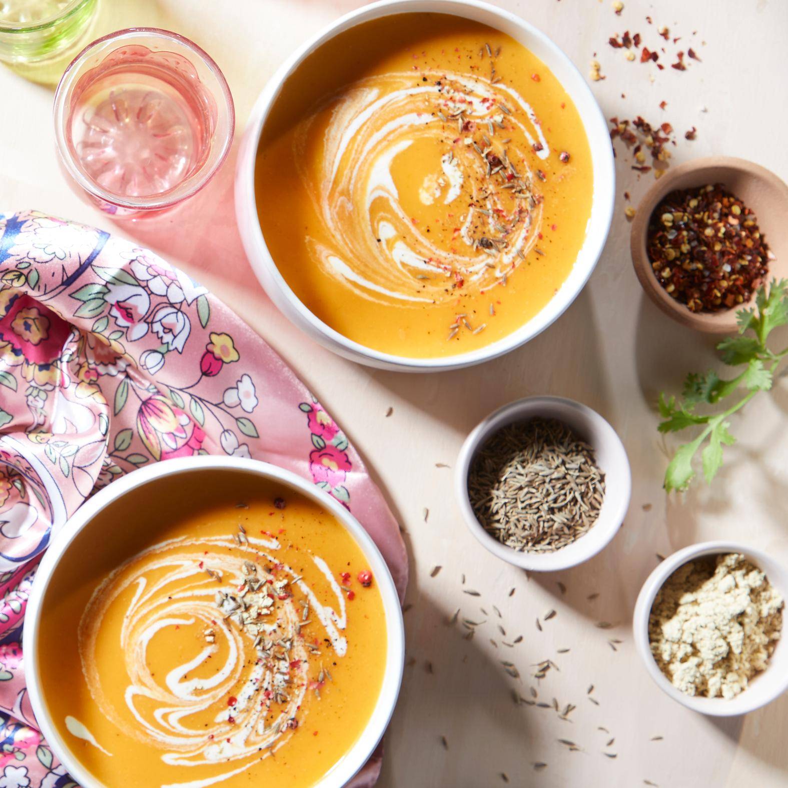 Sopa de tomate cremosa de India - Receta Perfectmix Cook | Moulinex