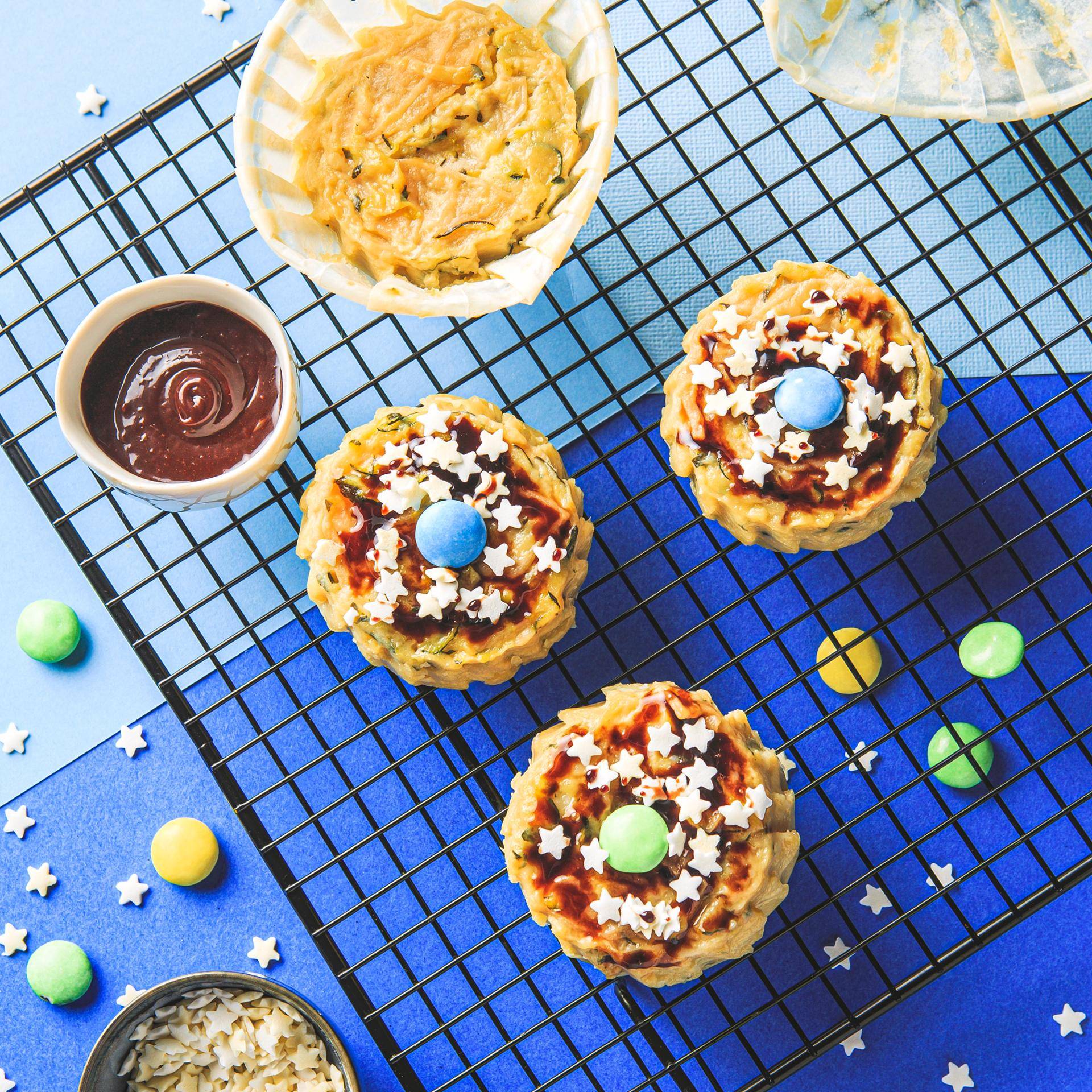 Muffins de calabacín y manzana - Receta Cookeo | Moulinex