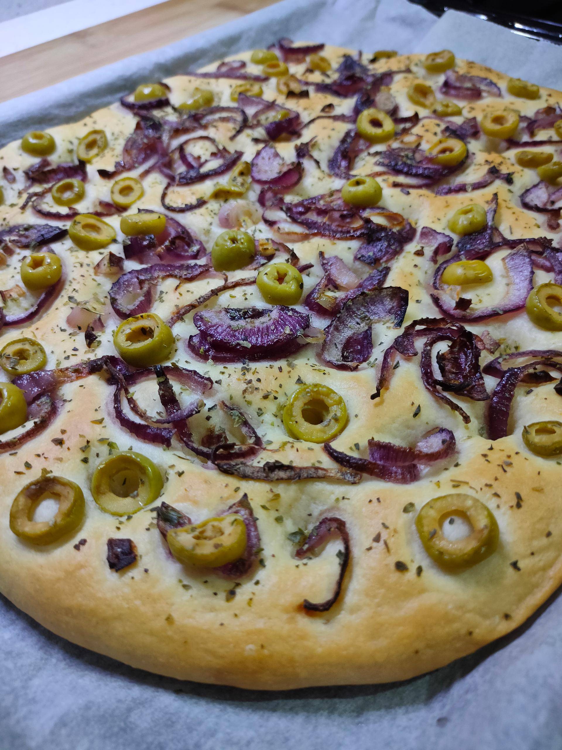 FOCACCIA DE CEBOLLA MORADA - Receta Companion Connect XL | Moulinex