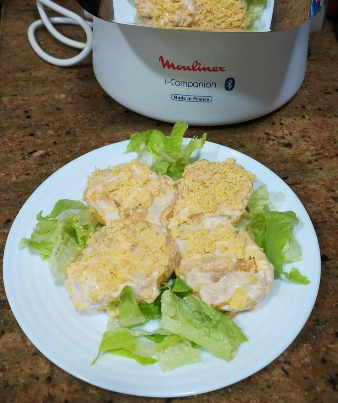 Huevos rellenos - Receta Companion Connect | Moulinex