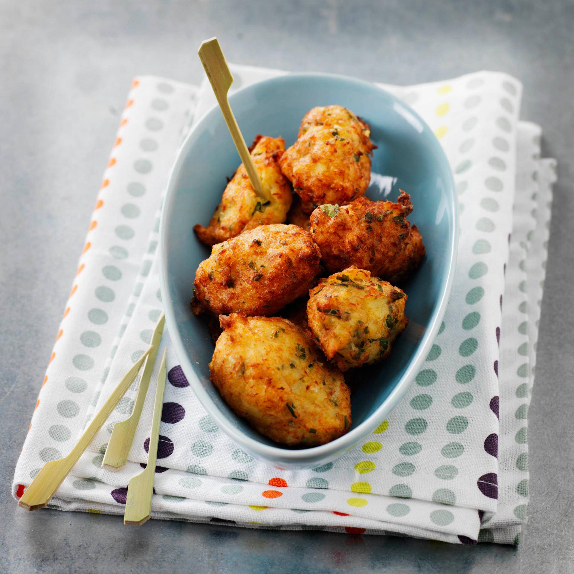 Acras (buñuelos) de bacalao - Receta Companion | Moulinex