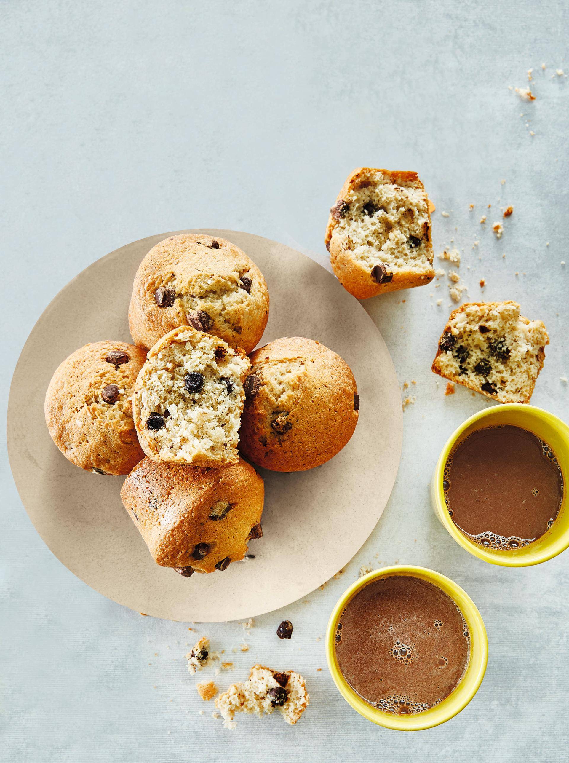 Magdalenas con chispas de chocolate - Receta Easy Fry Mega | Moulinex