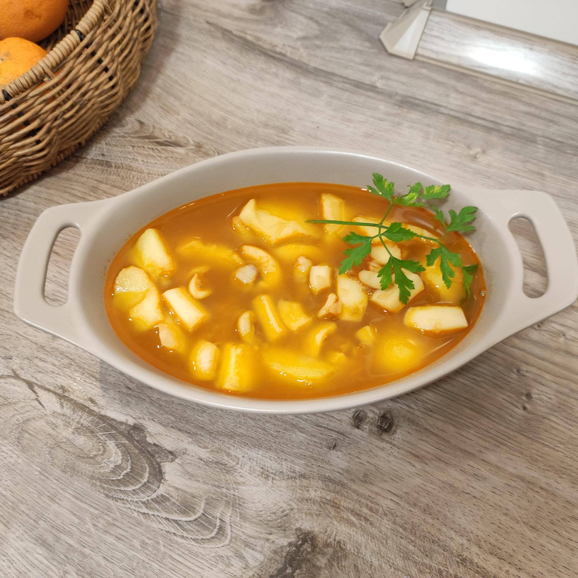 Patatas con sepia - Receta Companion Connect XL | Moulinex