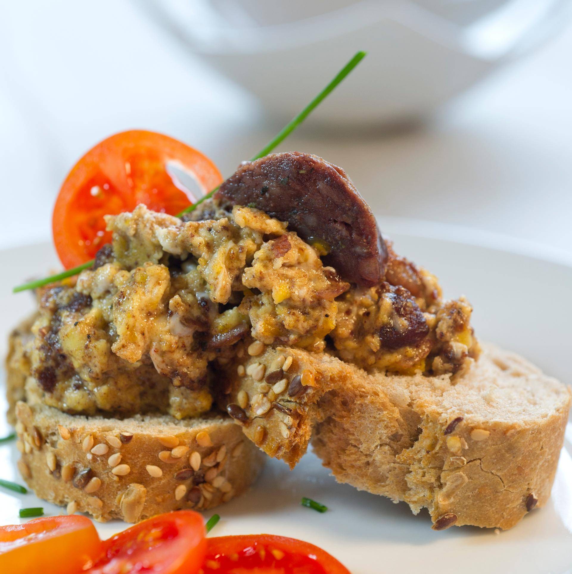 Revoltillo de morcilla de Burgos - Receta Companion | Moulinex