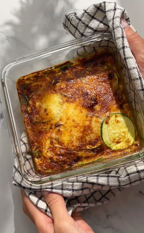 Pastel de calabacín Realfooding - Receta EASY FRY & GRILL 2 in 1 DIGITAL | Moulinex