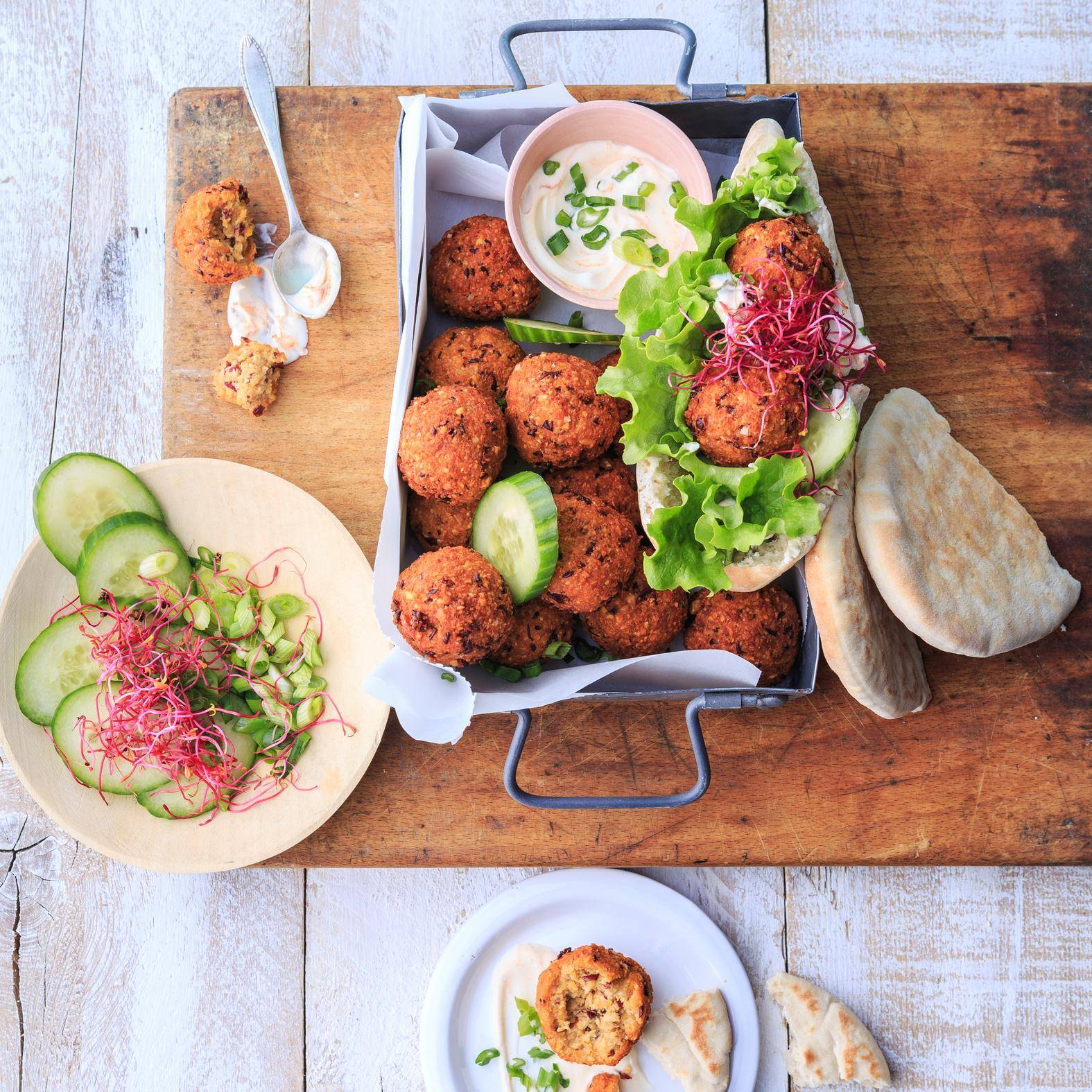 Falafel de judías rojas - Receta Companion | Moulinex