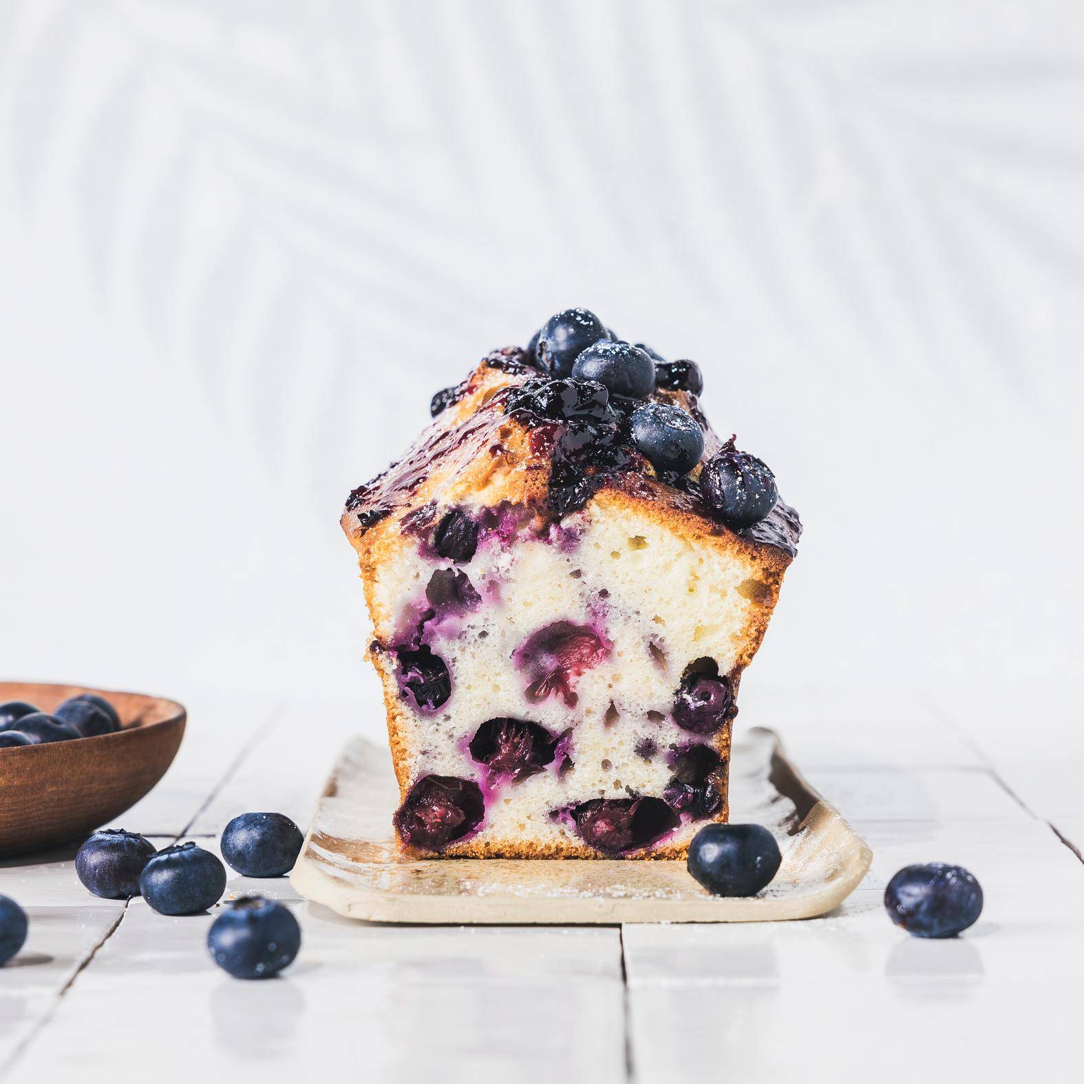 Pastel de yogur con arándanos y lima - Receta Perfectmix + | Moulinex