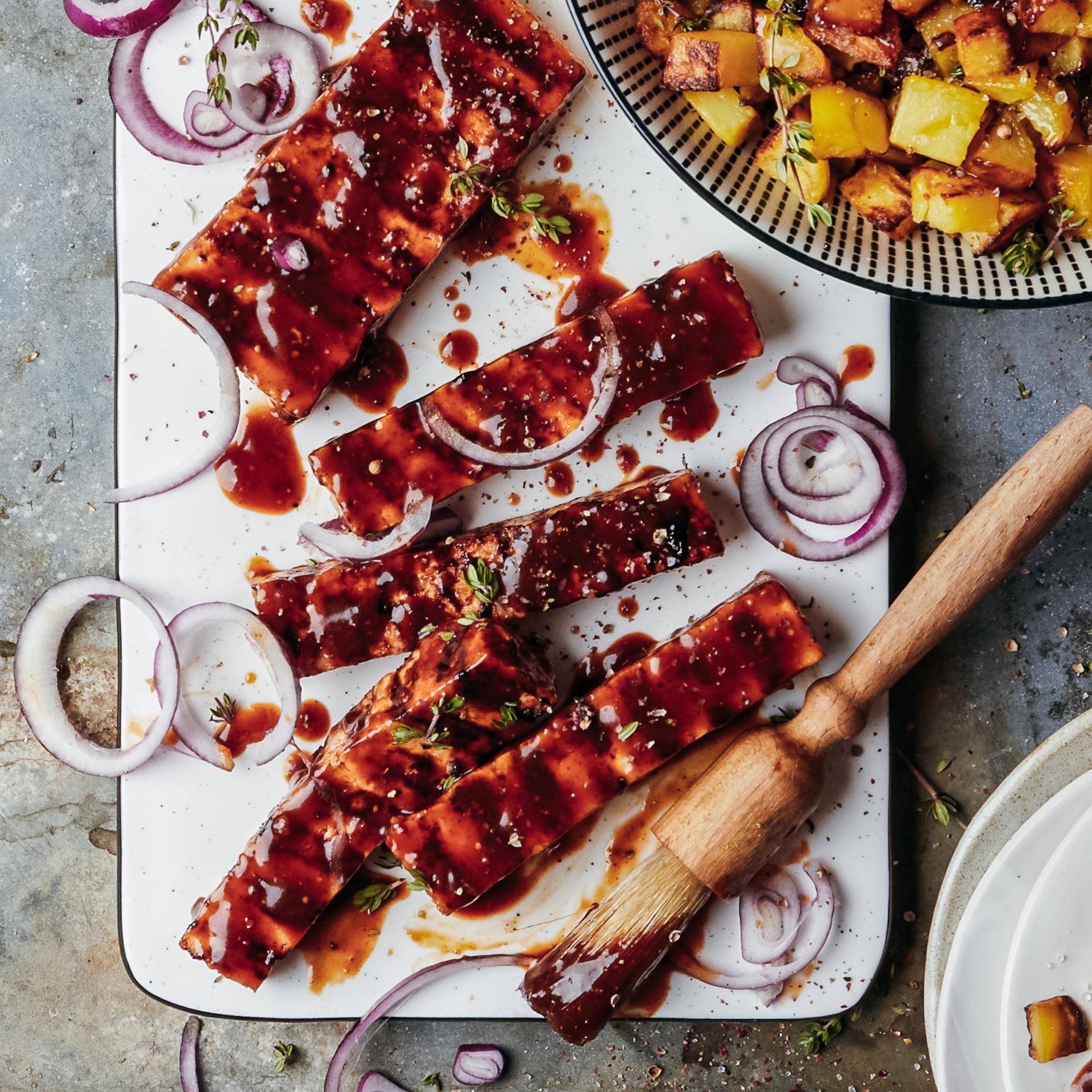 Costillas de cerdo - Receta Multifunction Airfryer Oven Digital | Moulinex