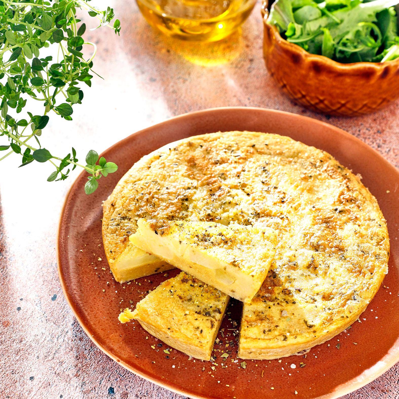 Tortilla española vegana - Receta EASY FRY & GRILL 2 in 1 MECHANICAL | Moulinex