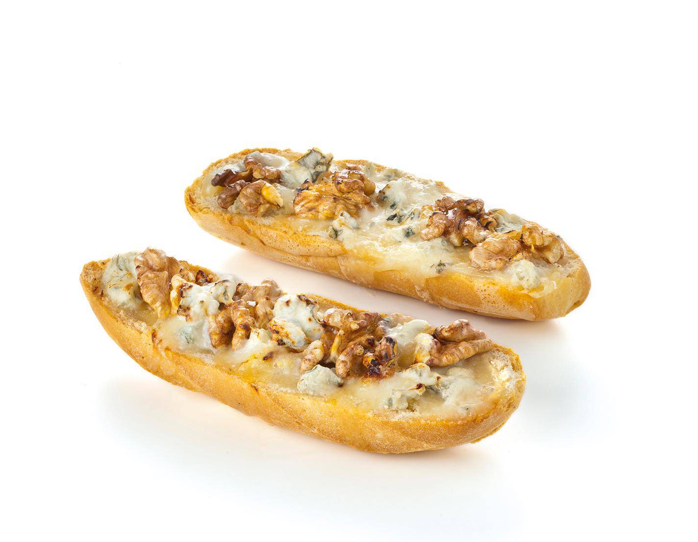 Tostadas con gorgonzola, miel y nueces - Receta undefined | Moulinex