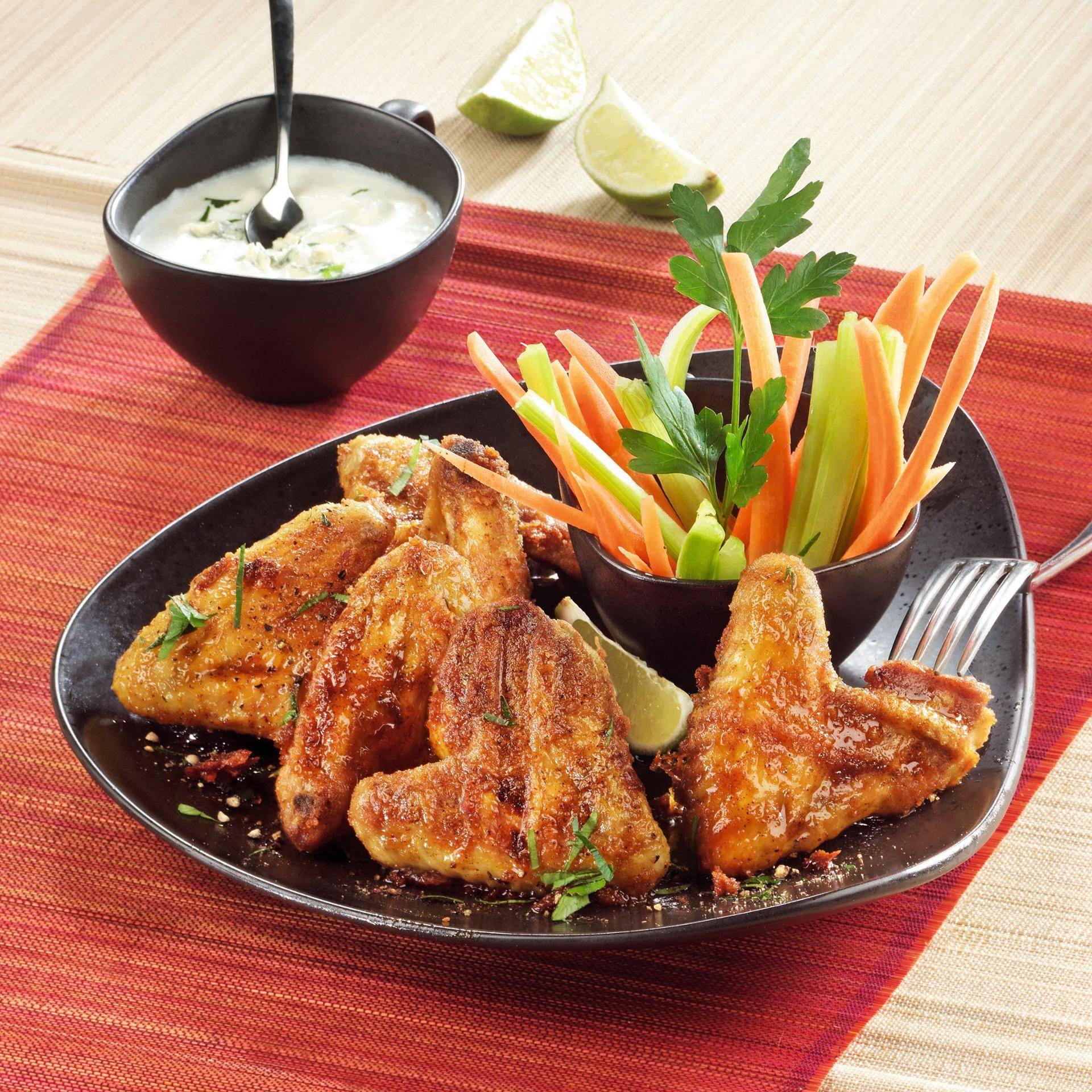 Alitas de pollo búfalo a la parrilla - Receta undefined | Moulinex