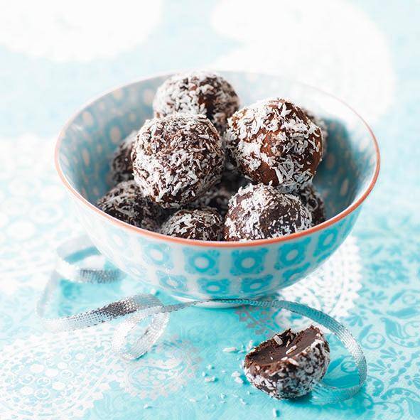 Trufas de chocolate y castañas - Receta Click&Cook | Moulinex