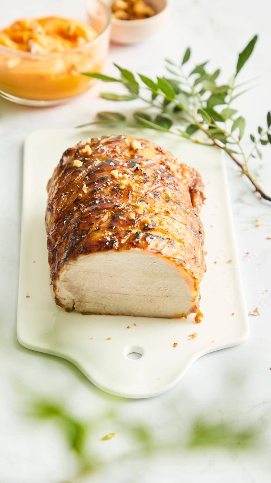 Cerdo asado glaseado con miel - Receta Easy Fry Mega | Moulinex