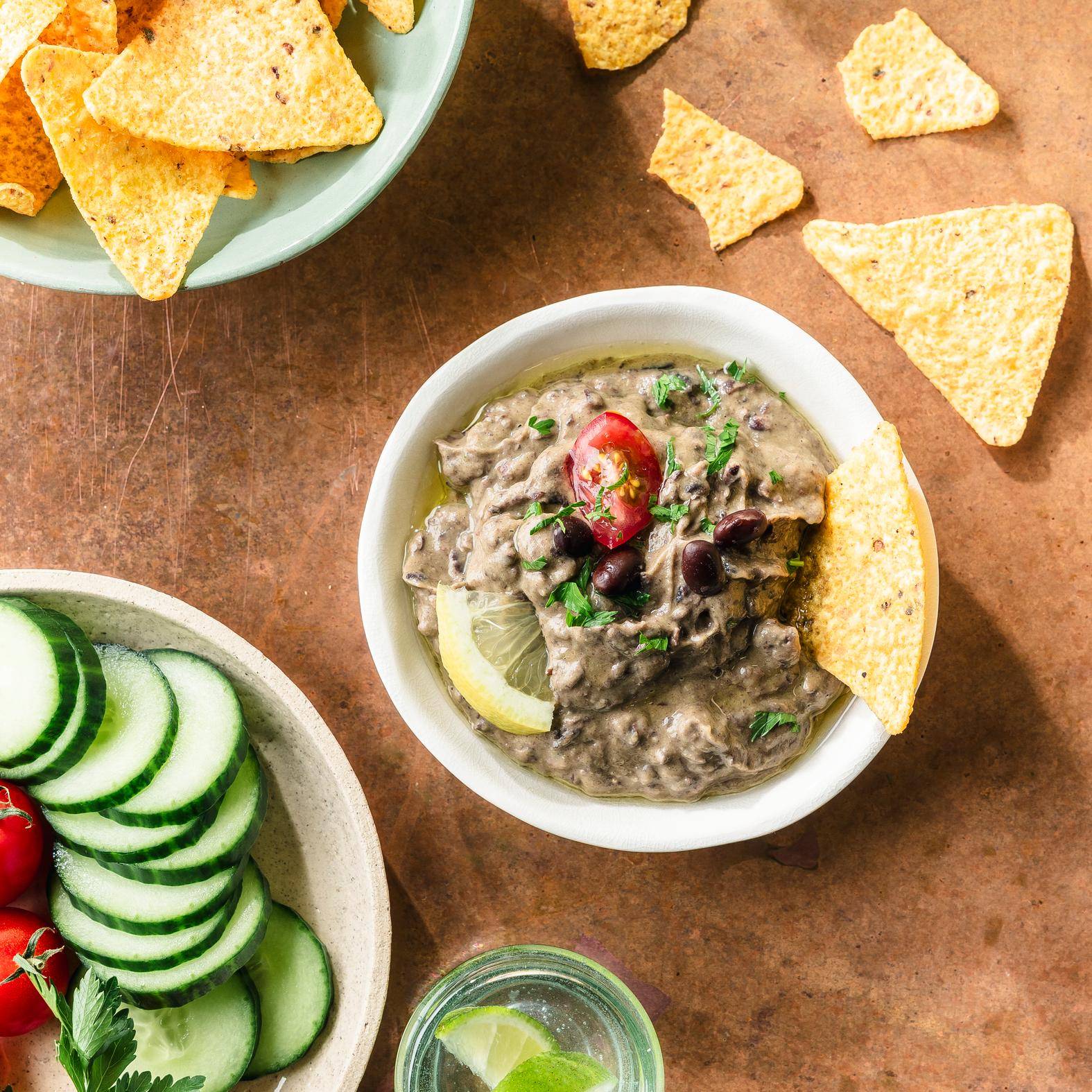 Salsa de alubias negras - Receta Perfectmix Cook | Moulinex