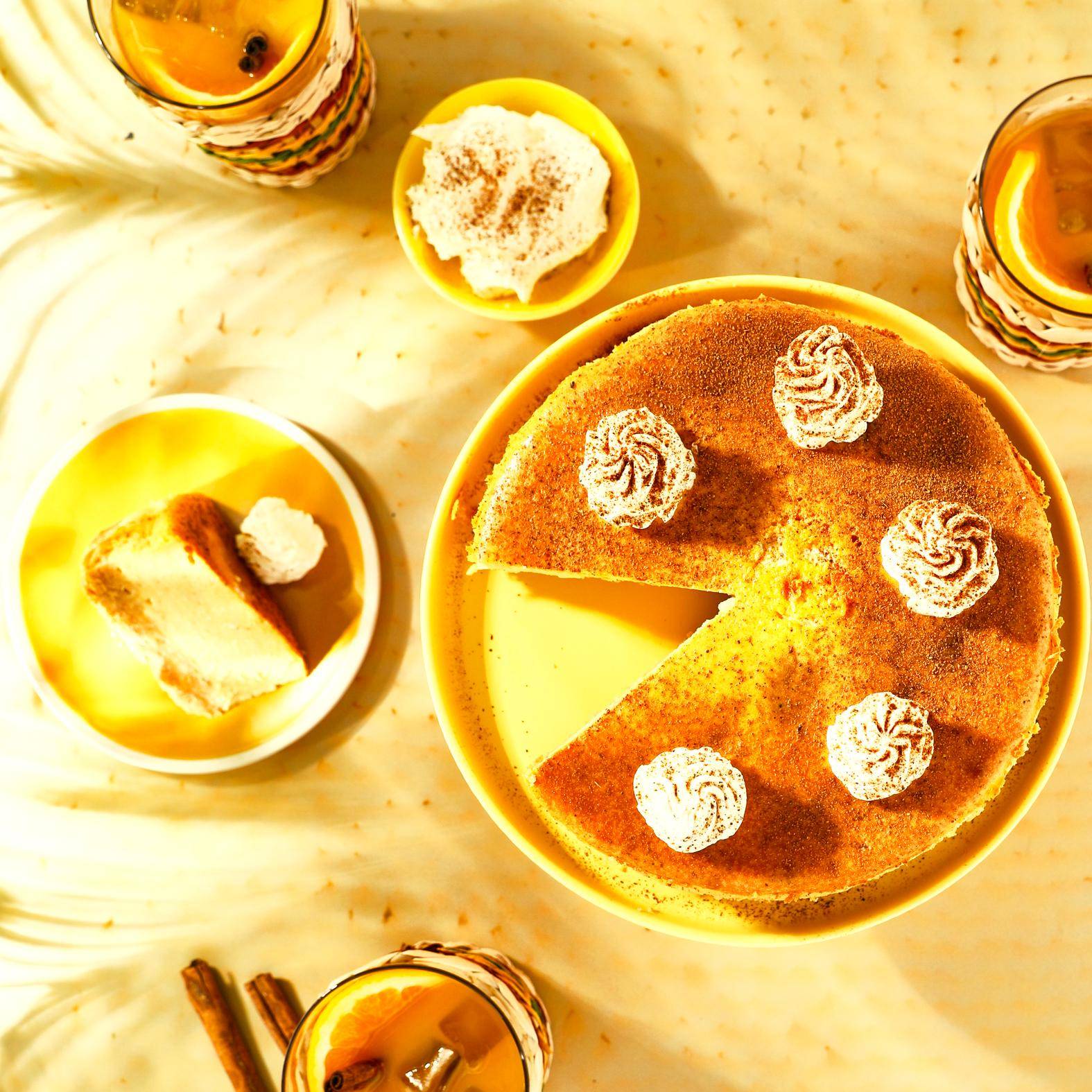 Tarta de queso con Calabaza - Receta Easy Fry Max | Moulinex