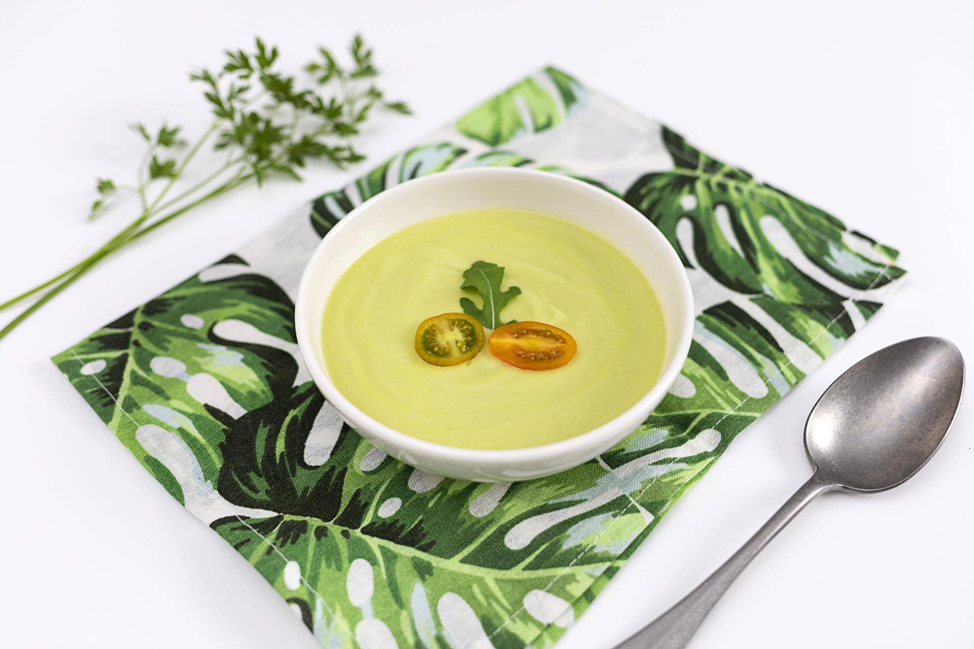 Gazpacho de aguacate y pepino - Receta Click&Cook | Moulinex