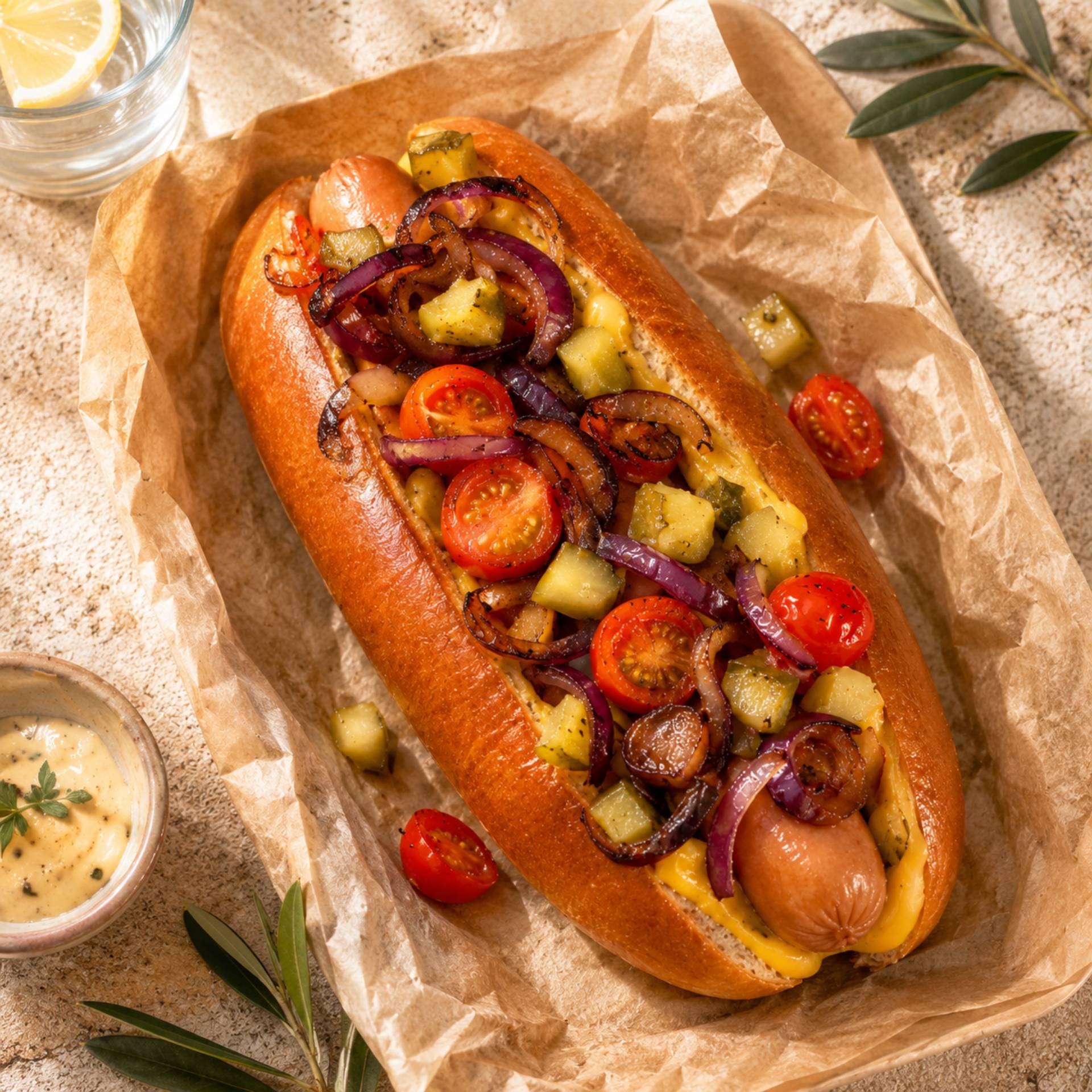 Perrito Caliente estilo New York - Receta Crisp&Go 4P | Moulinex