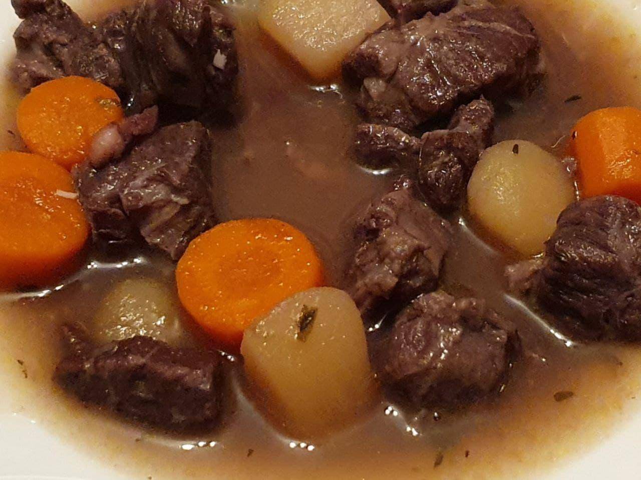 Carrilleras de cerdo con vino tinto - Receta Companion Connect XL | Moulinex