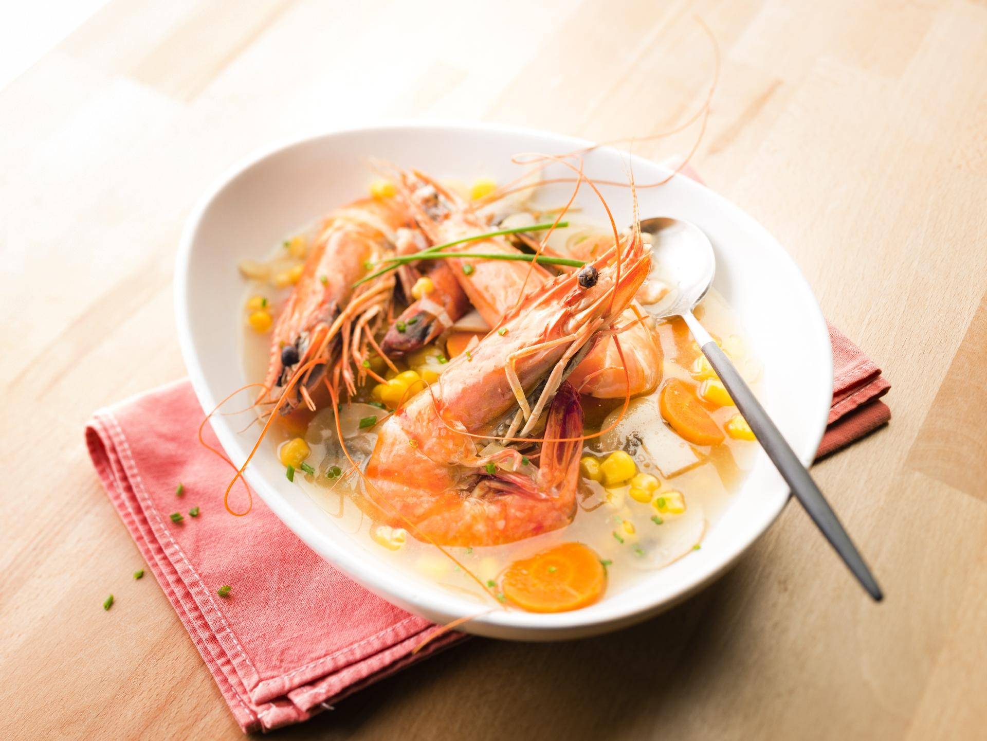 Sopa de langostinos vietnamita - Receta Cookeo | Moulinex