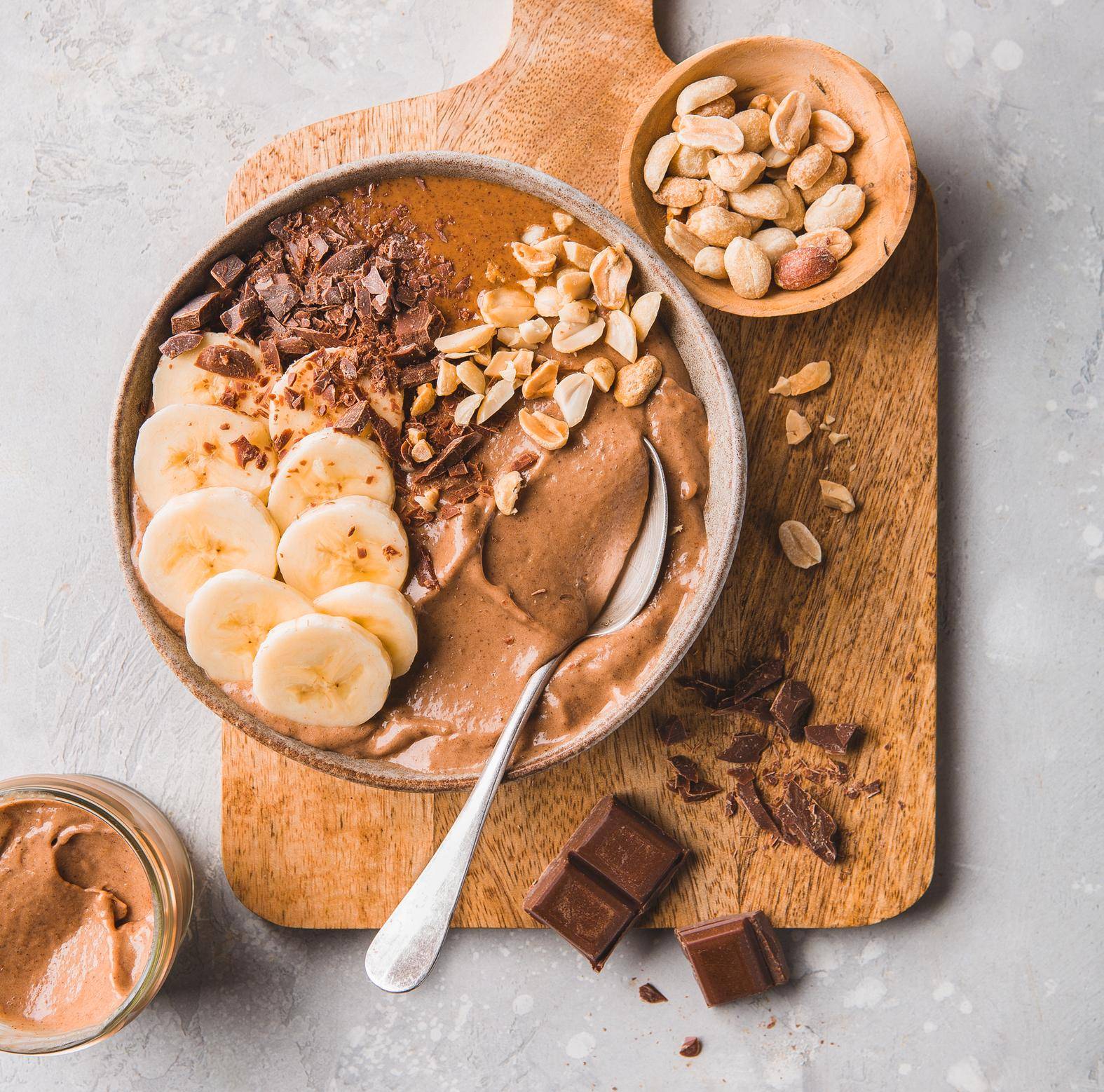 Crema de chocolate y plátano - Receta Blend up | Moulinex
