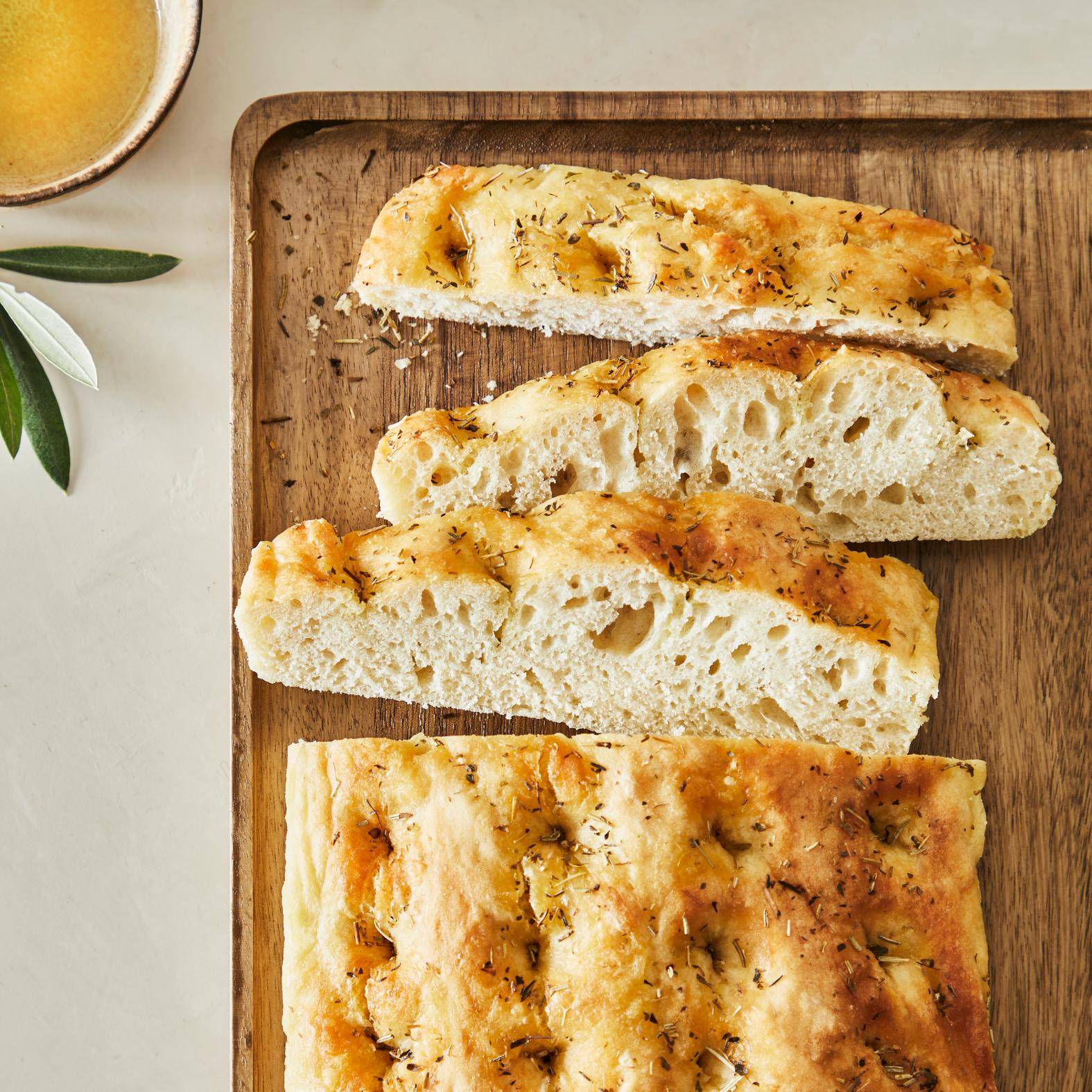 Focaccia simple - Receta Dual EasyFry | Moulinex