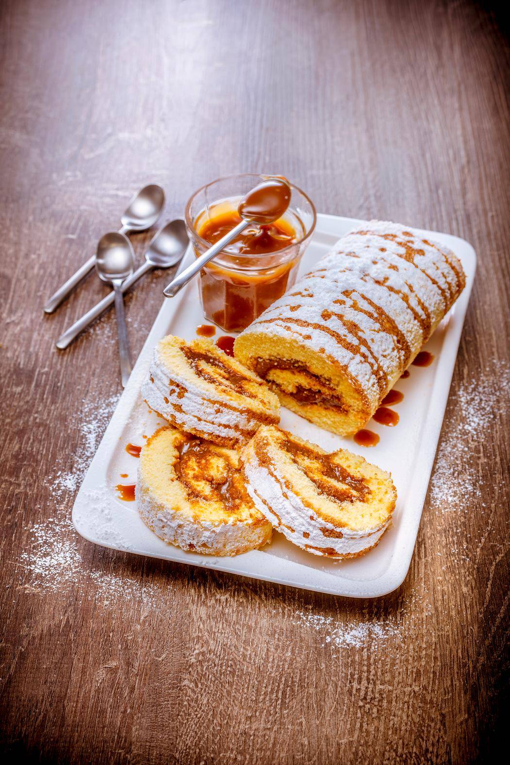 Brazo de gitano con dulce de leche - Receta Companion Connect | Moulinex