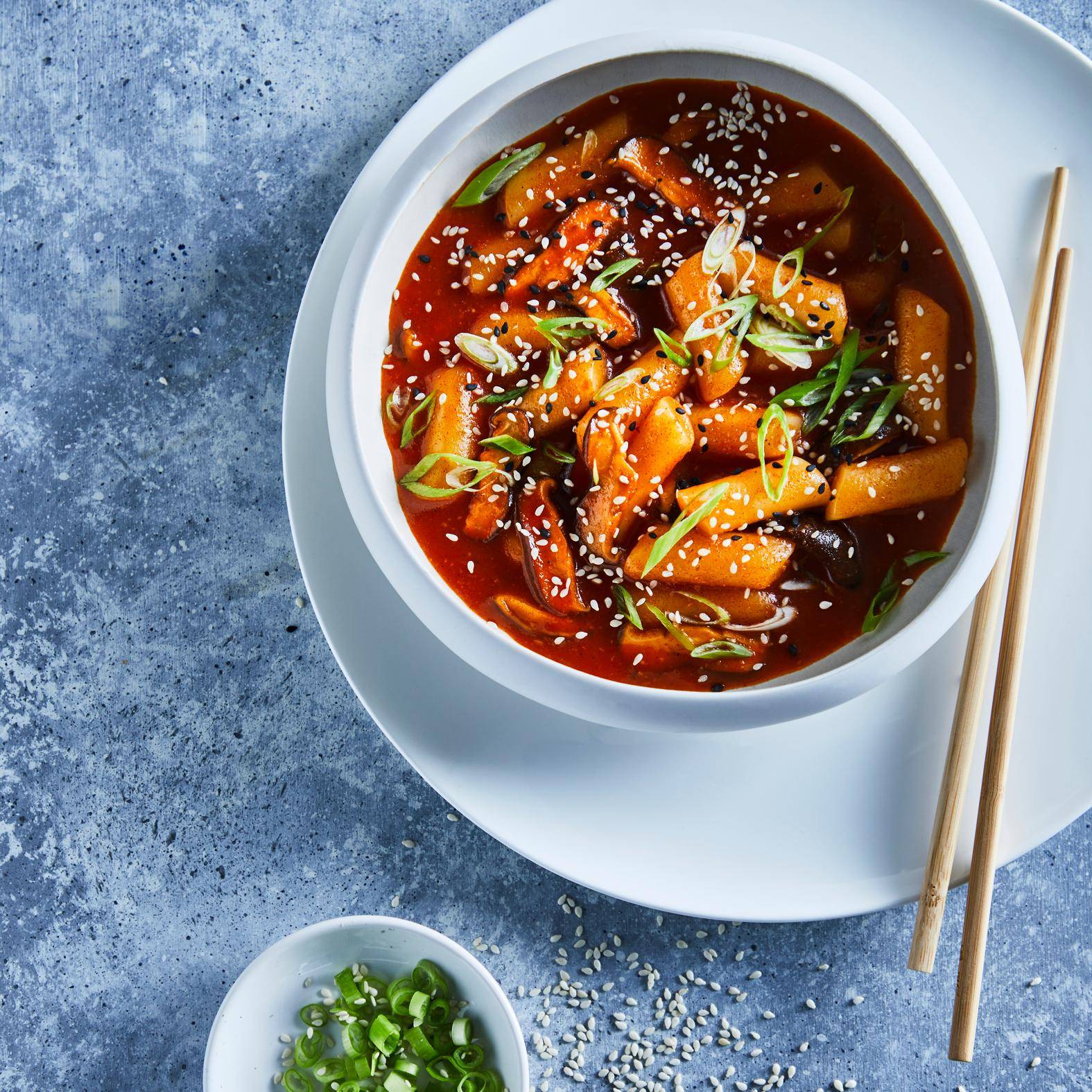 Tteokbokki (pastelitos de arroz coreanos) - Receta OptiGrill XL | Moulinex