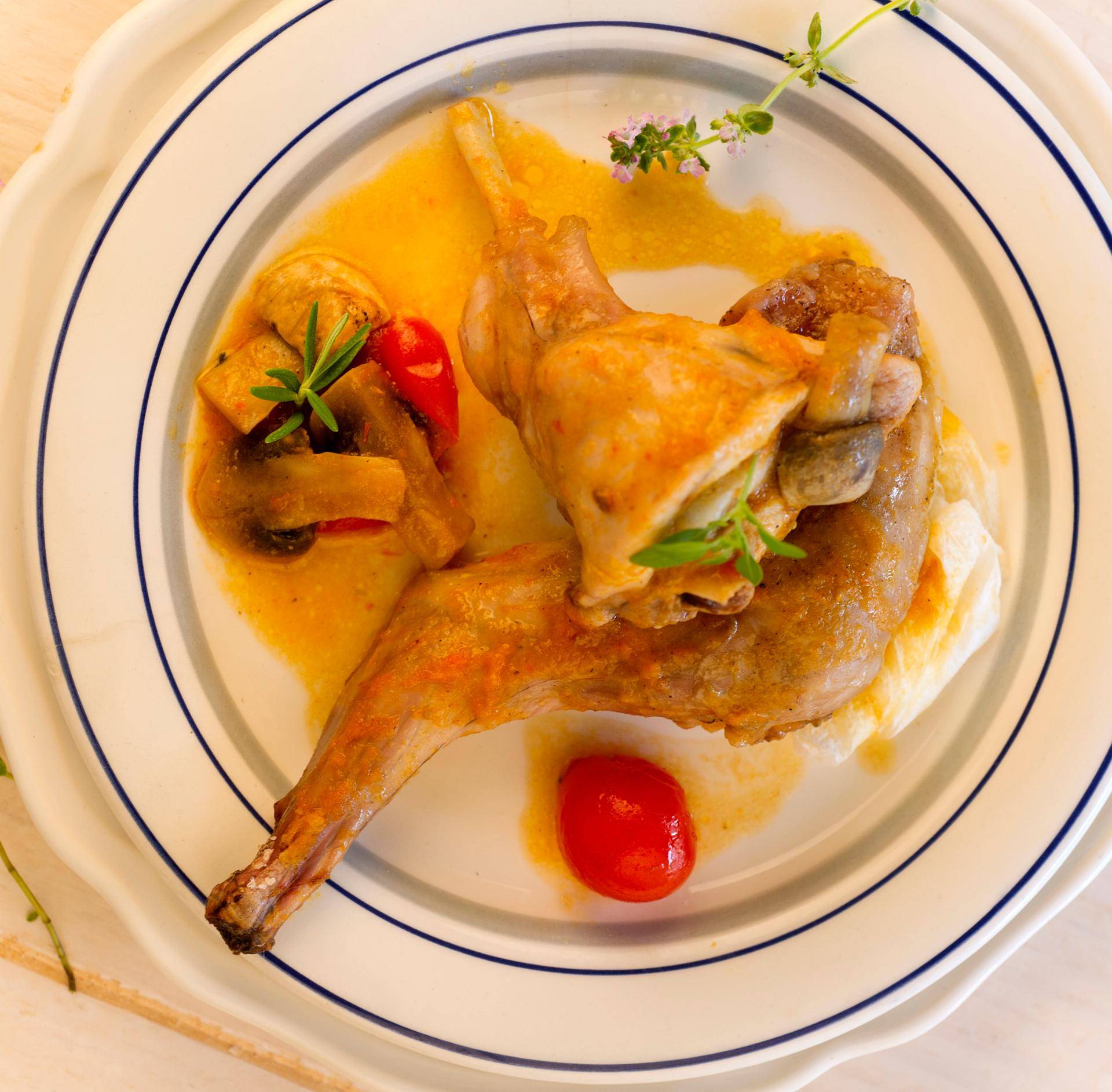 Conejo a la cazadora - Receta Companion | Moulinex