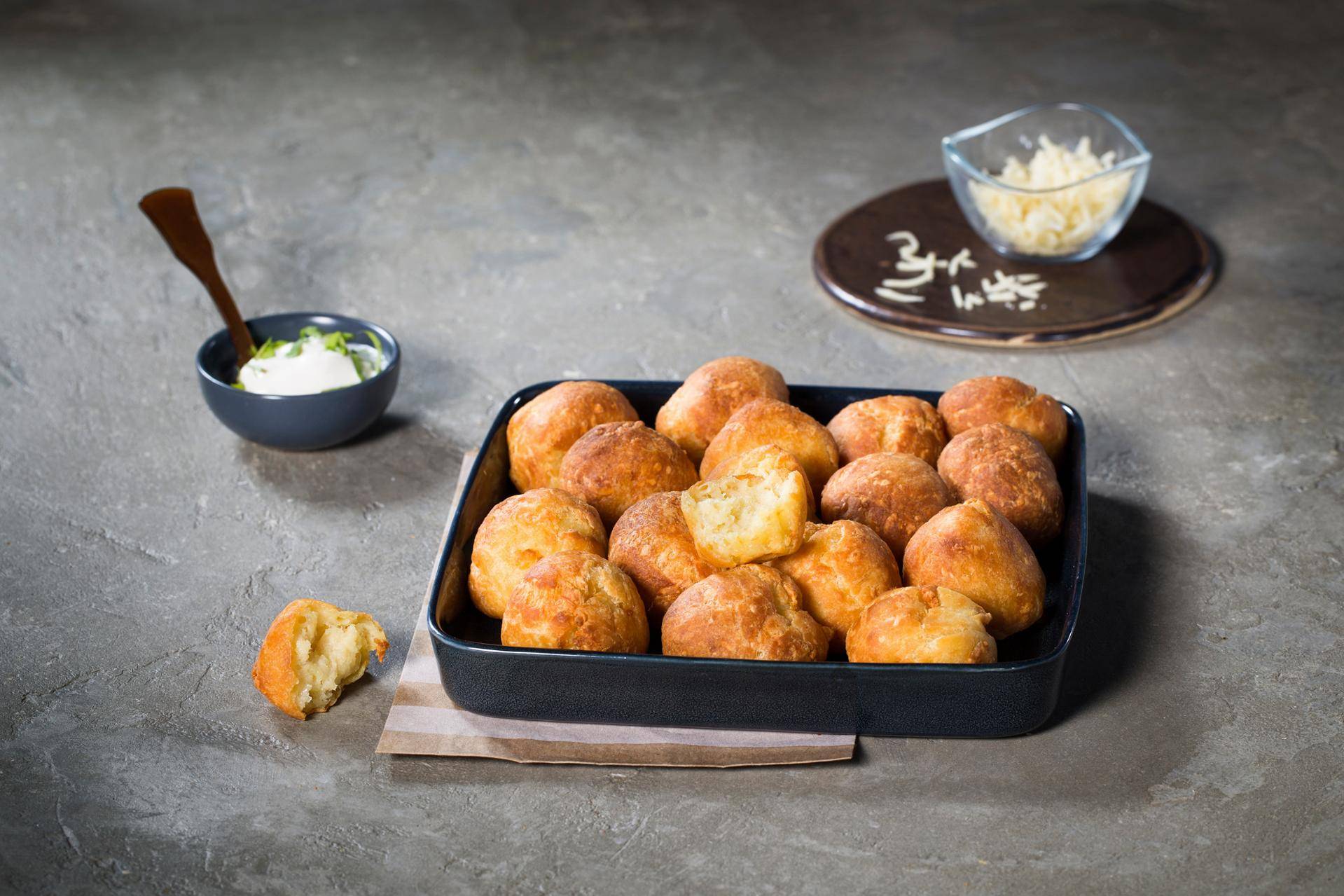 Panecillos de queso - Receta EASY FRY & GRILL 2 in 1 MECHANICAL | Moulinex