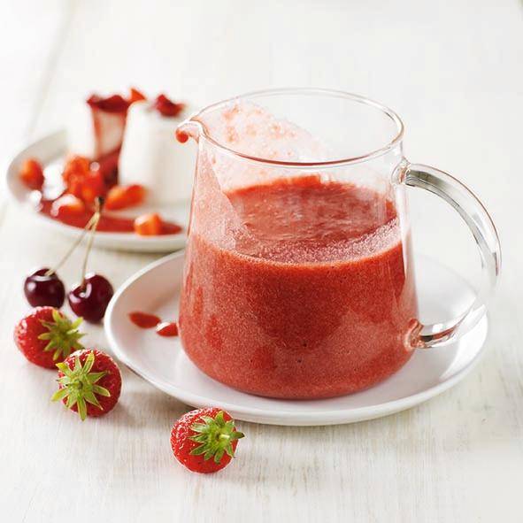 Coulis de frutos rojos - Receta Click&Cook | Moulinex