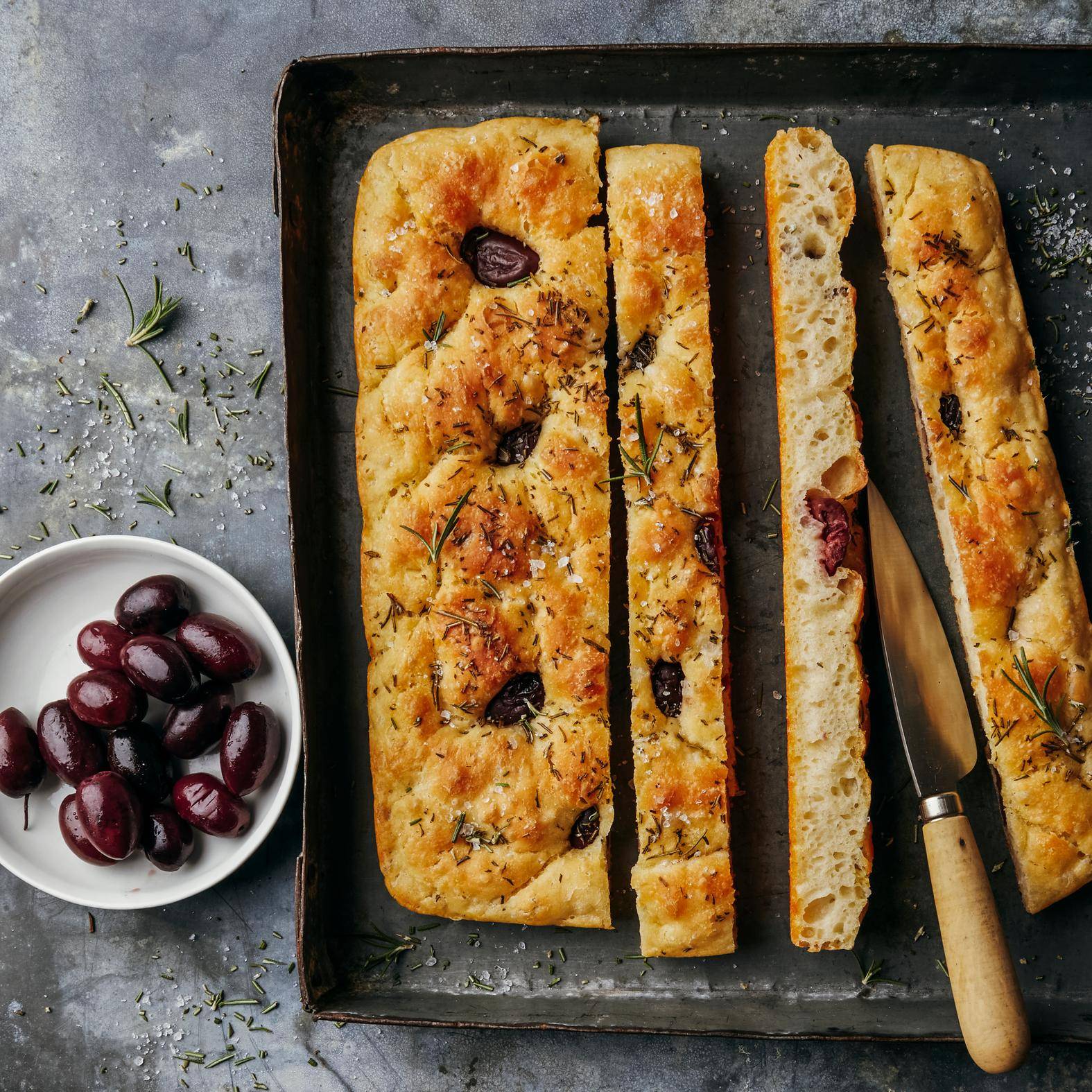 Focaccia sin amasar - Receta OptiGrill 2in1 | Moulinex