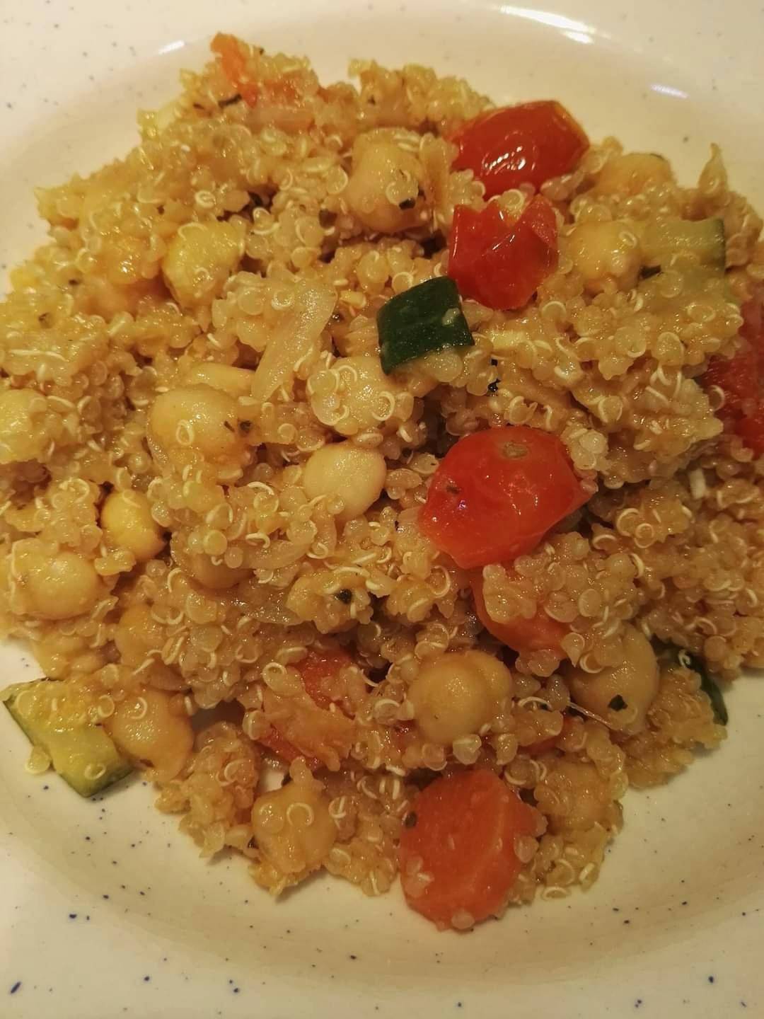Quinua con garbanzos - Receta Companion Connect XL | Moulinex