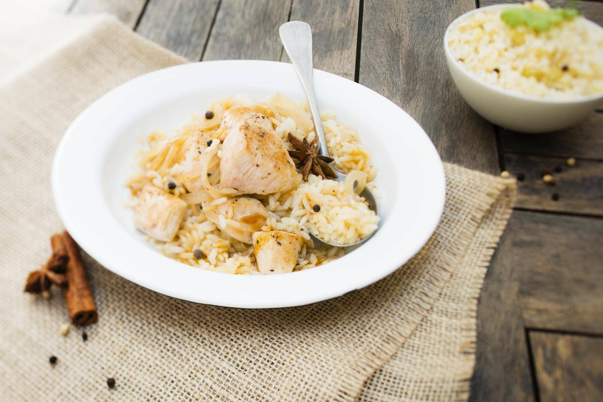 Arroz al estilo indio con pollo - Receta Cookeo | Moulinex