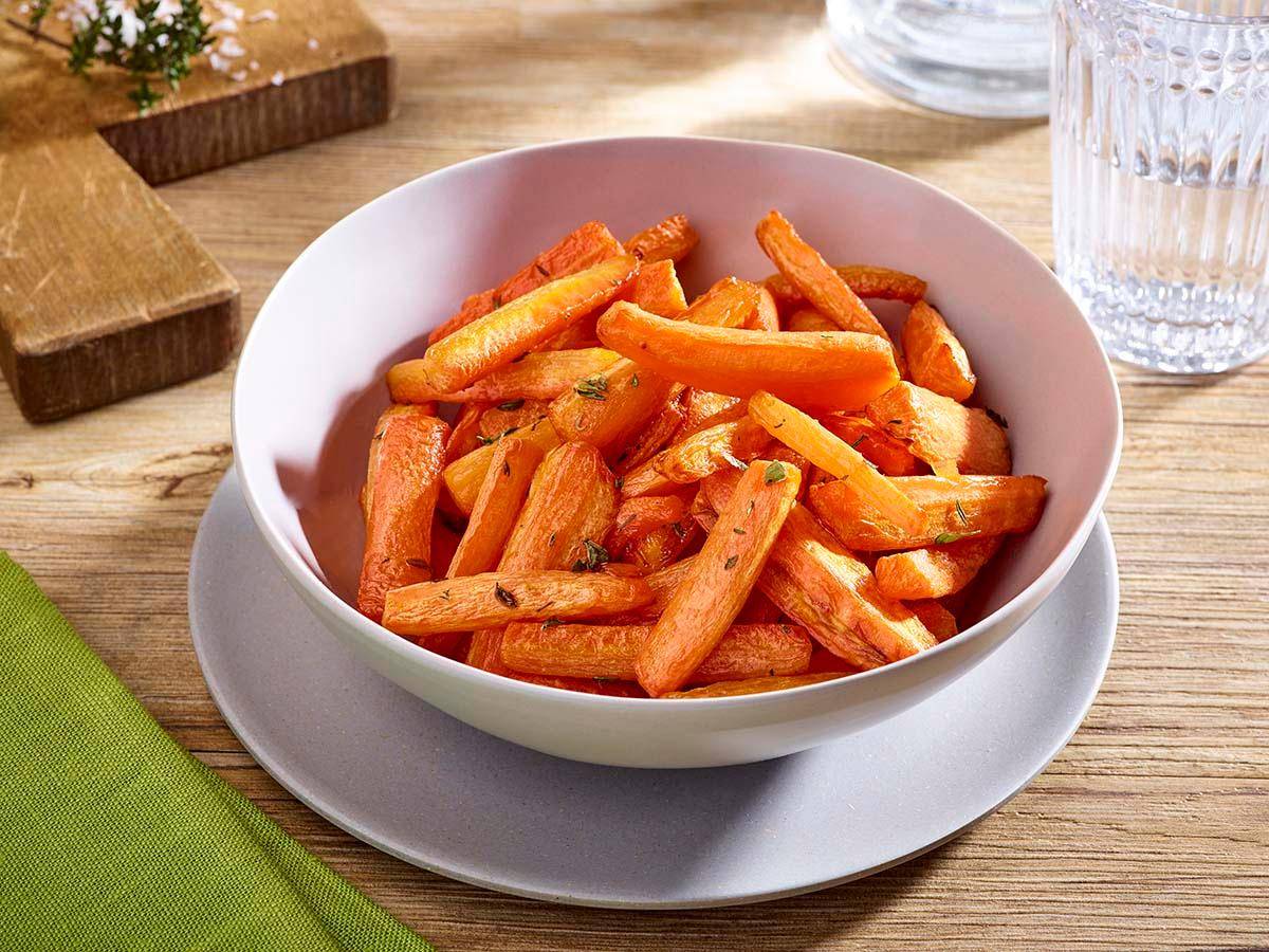 Zanahoria con miel y tomillo - Receta EASY FRY & GRILL 2 in 1 MECHANICAL | Moulinex