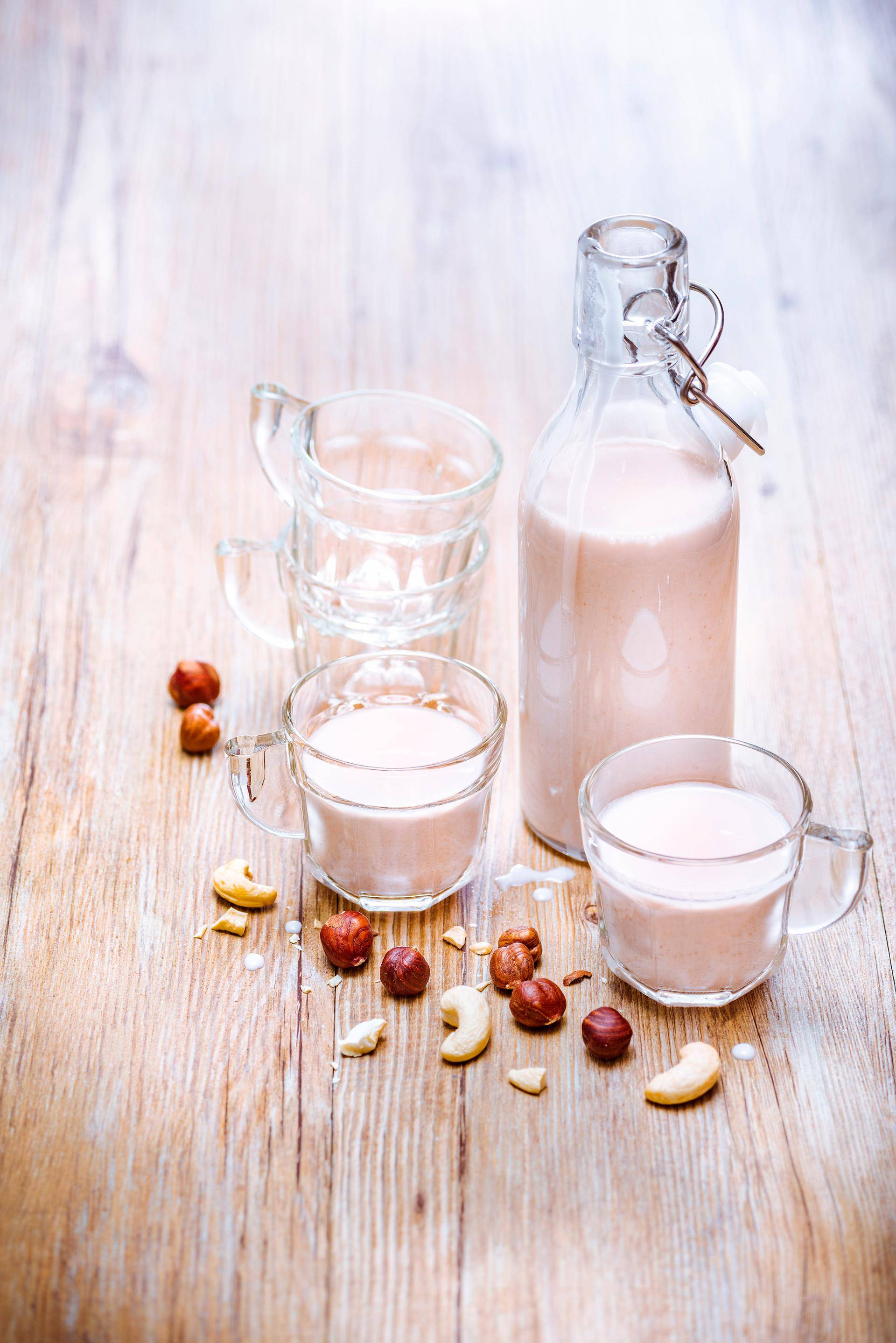 Bebida vegetal con anacardos y avellanas - Receta Blend up | Moulinex