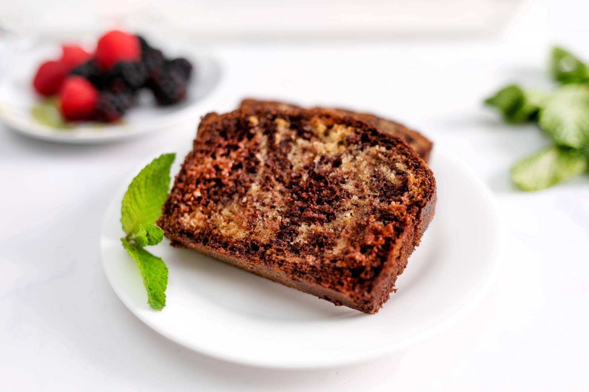 Bizcocho marmorizado de vainilla y chocolate - Receta Companion | Moulinex