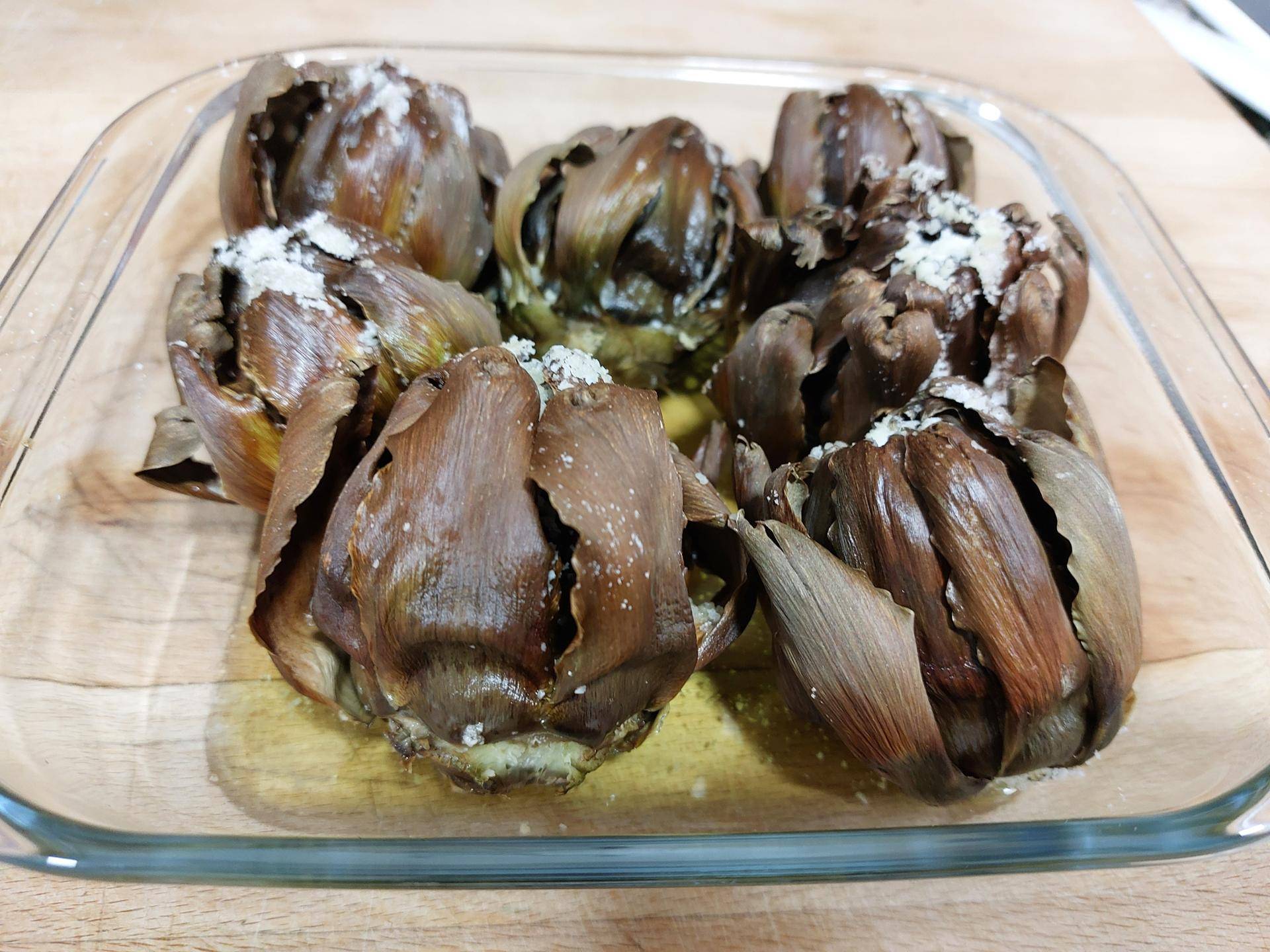 Alcachofas asadas - Receta EASY FRY & GRILL 2 in 1 XXL | Moulinex