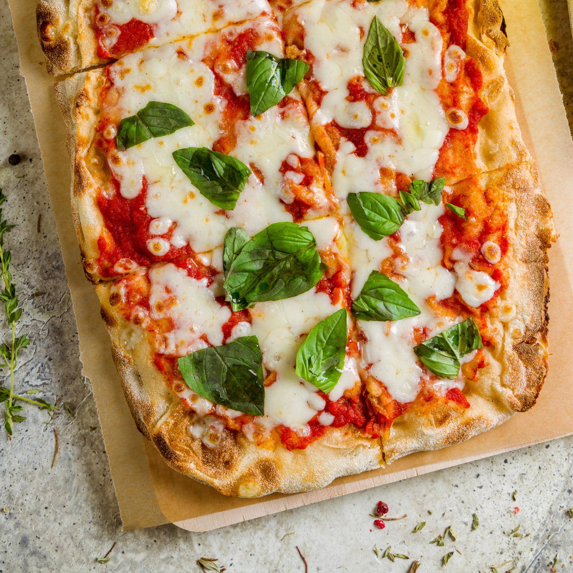 Pizza margarita - Receta Easy Fry XL Surface | Moulinex